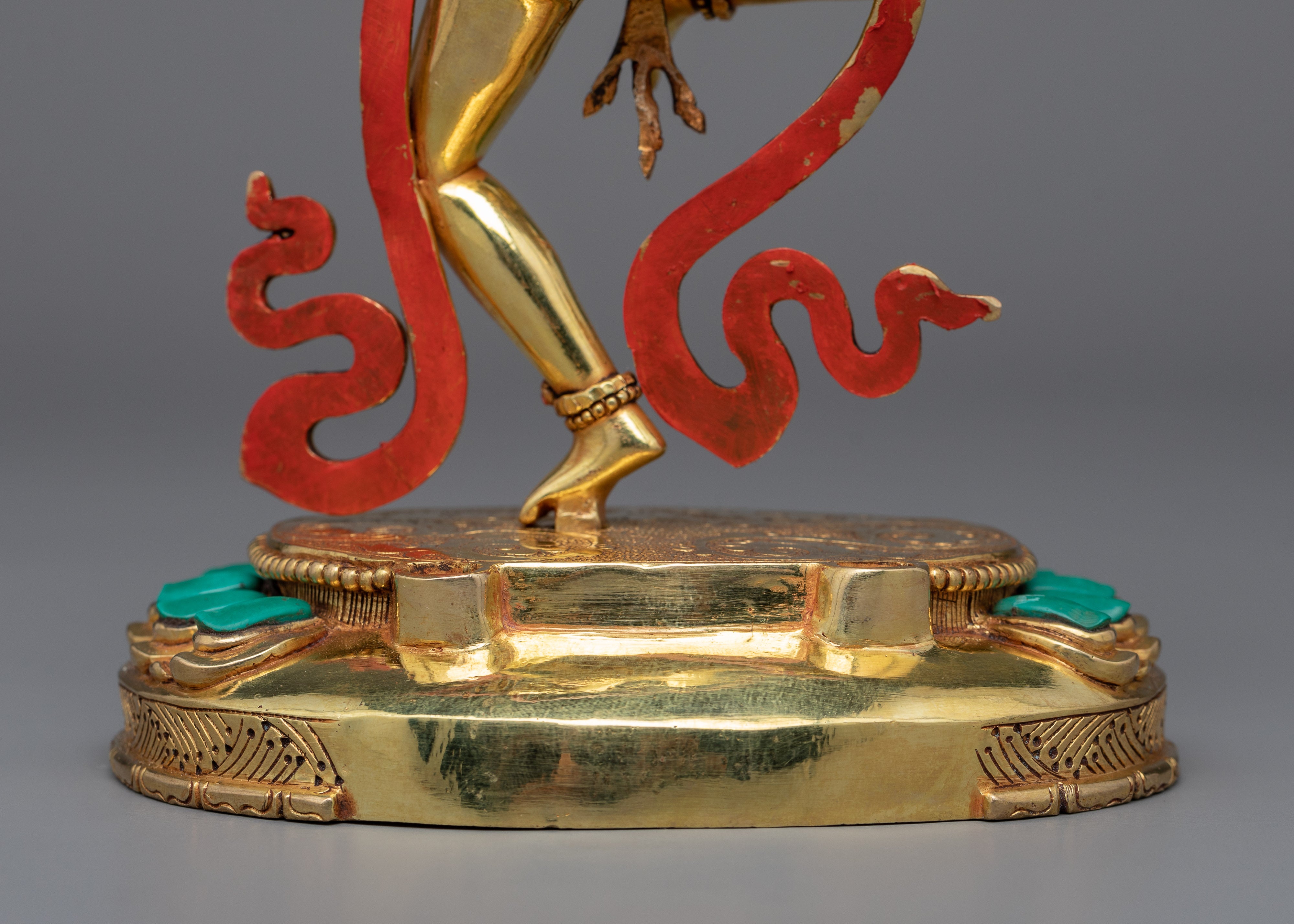 Machig Labdron Statue | Gold Gilded Buddhist Handmade Sculptures