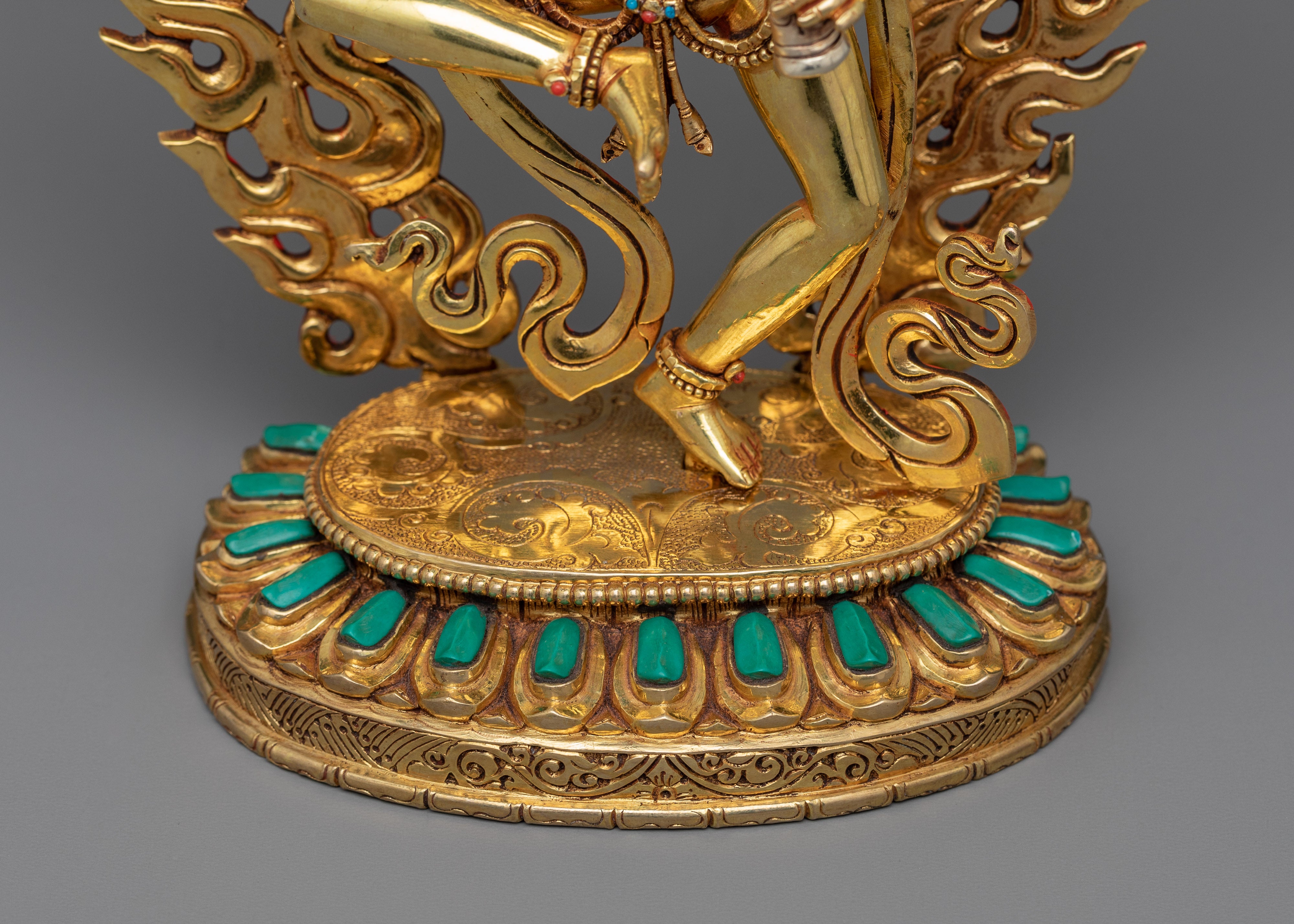 Machig Labdron Statue | Gold Gilded Buddhist Handmade Sculptures