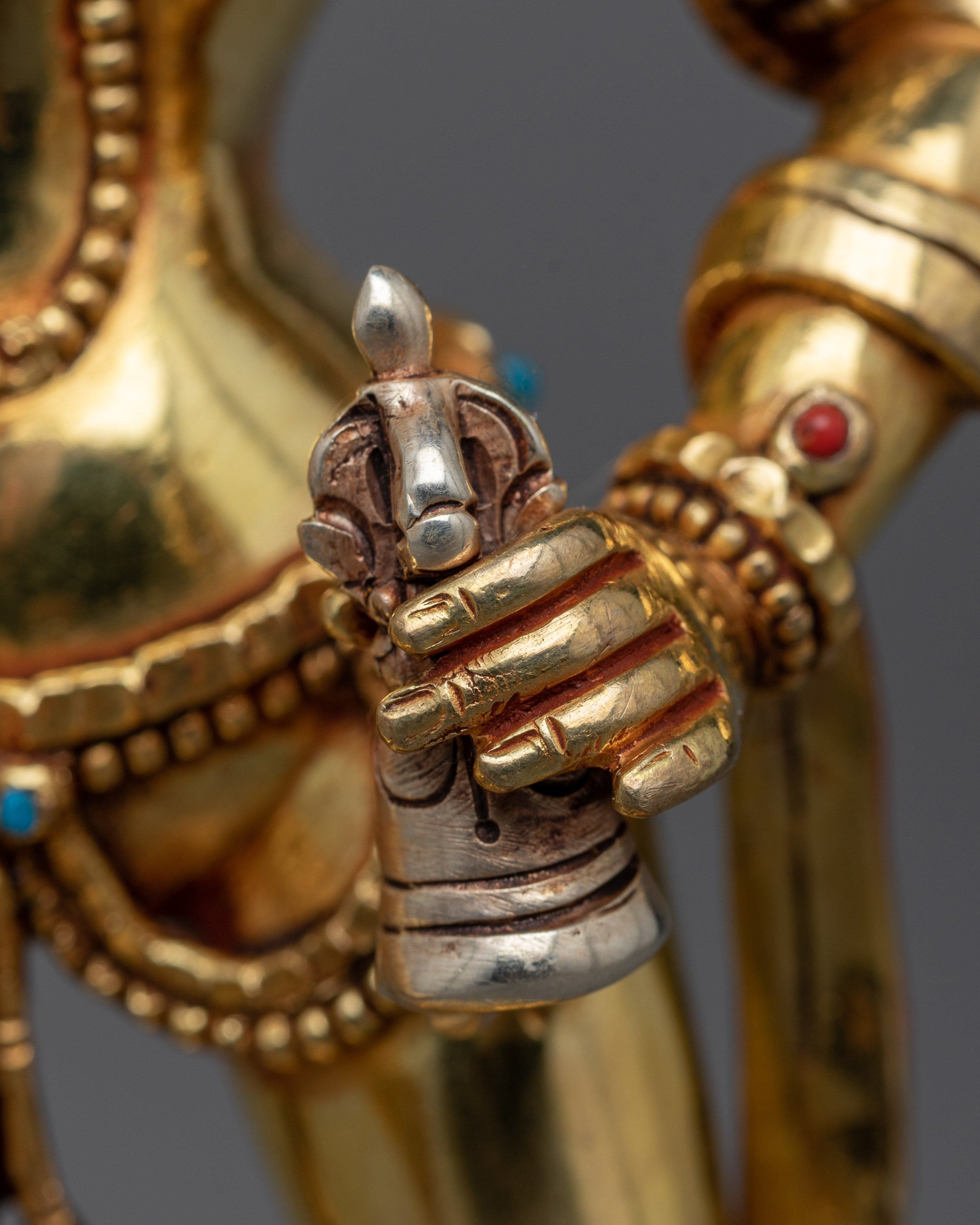 Machig Labdron Statue | Gold Gilded Buddhist Handmade Sculptures