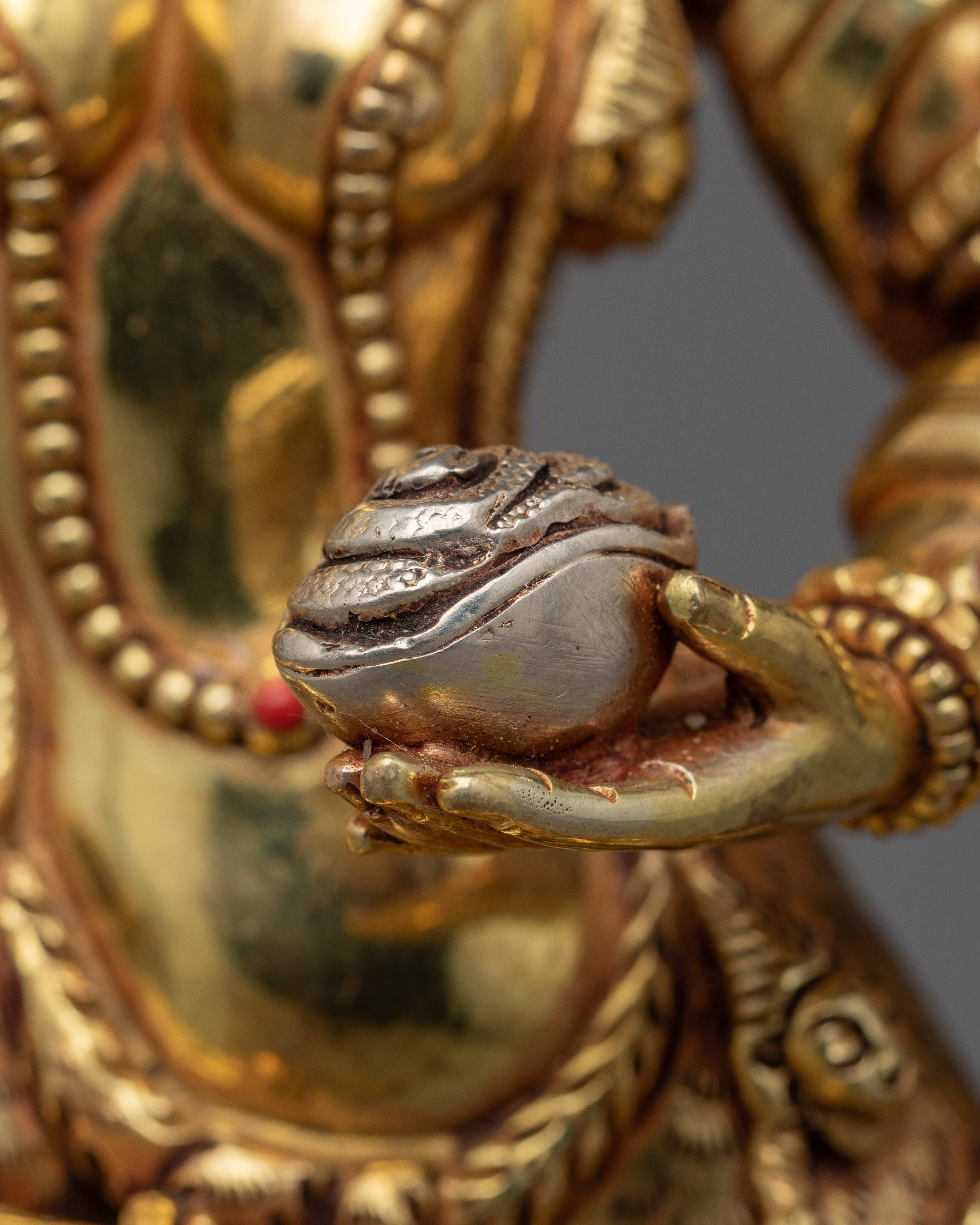 Dakini Simhamukha Statue | Lion-Headed Dakini Artwork, Made in Nepal