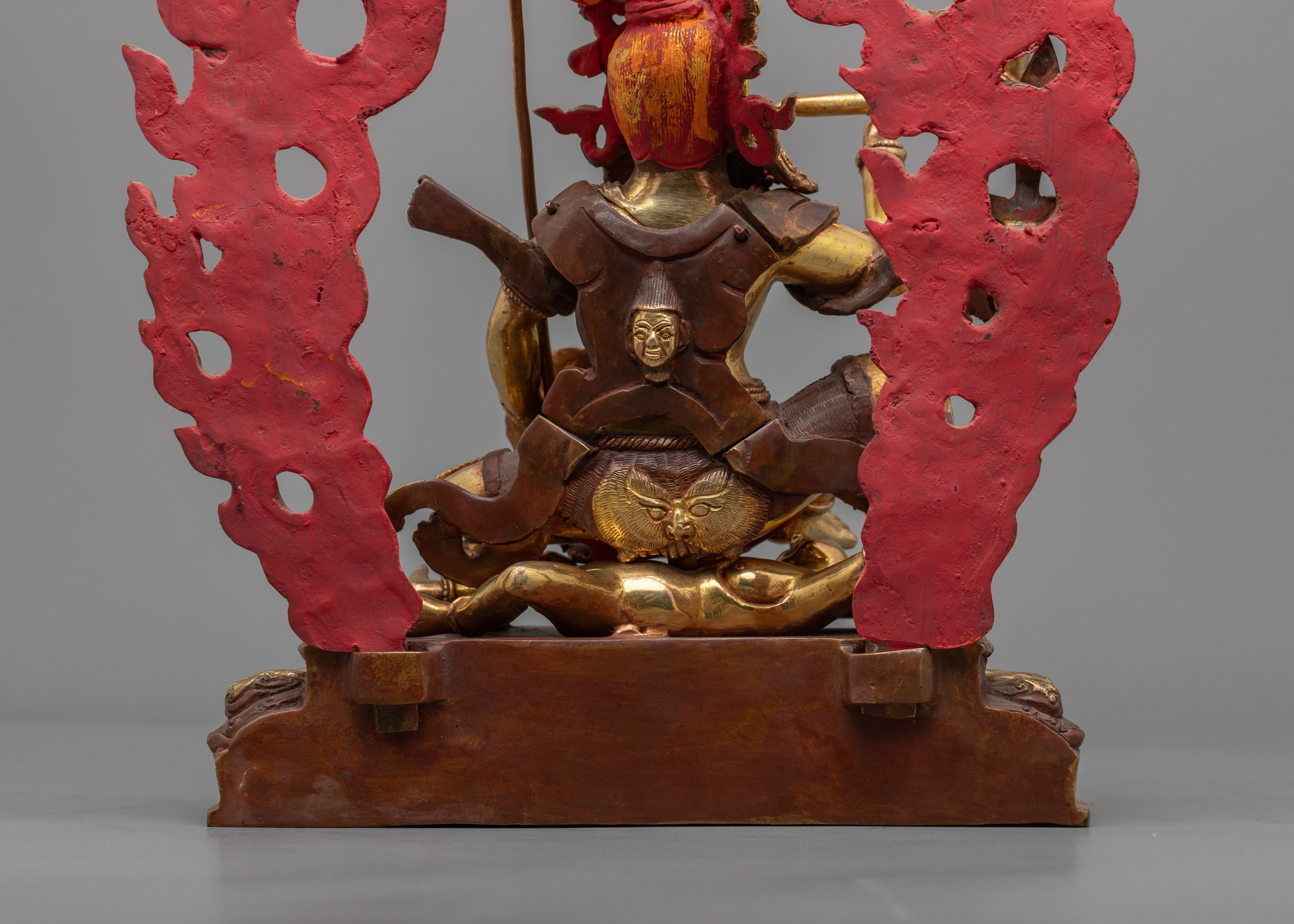 Brahmanrupa Mahakala Statue | Traditional Chaturmukha Mahakala Artwork