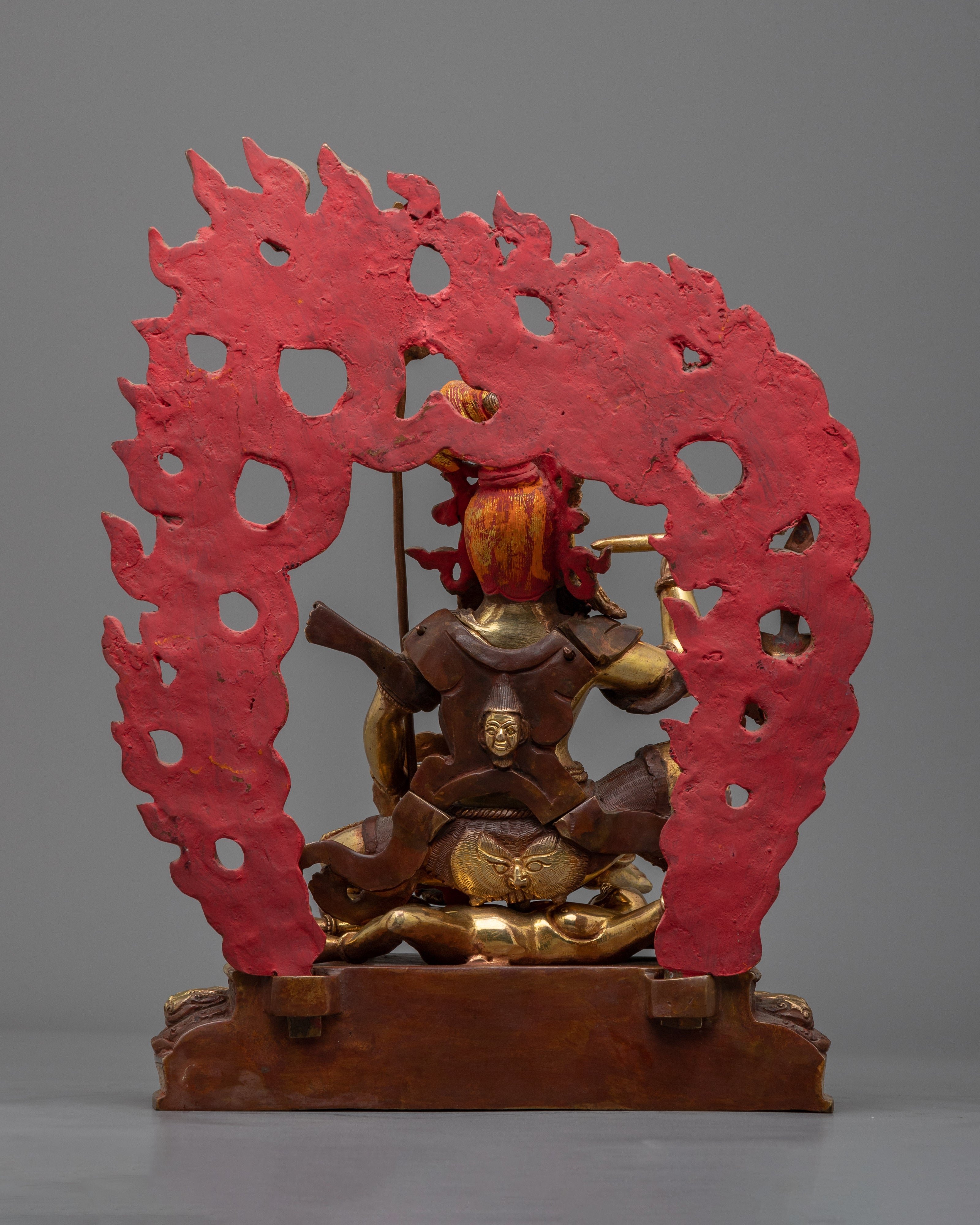 Brahmanrupa Mahakala Statue | Traditional Chaturmukha Mahakala Artwork