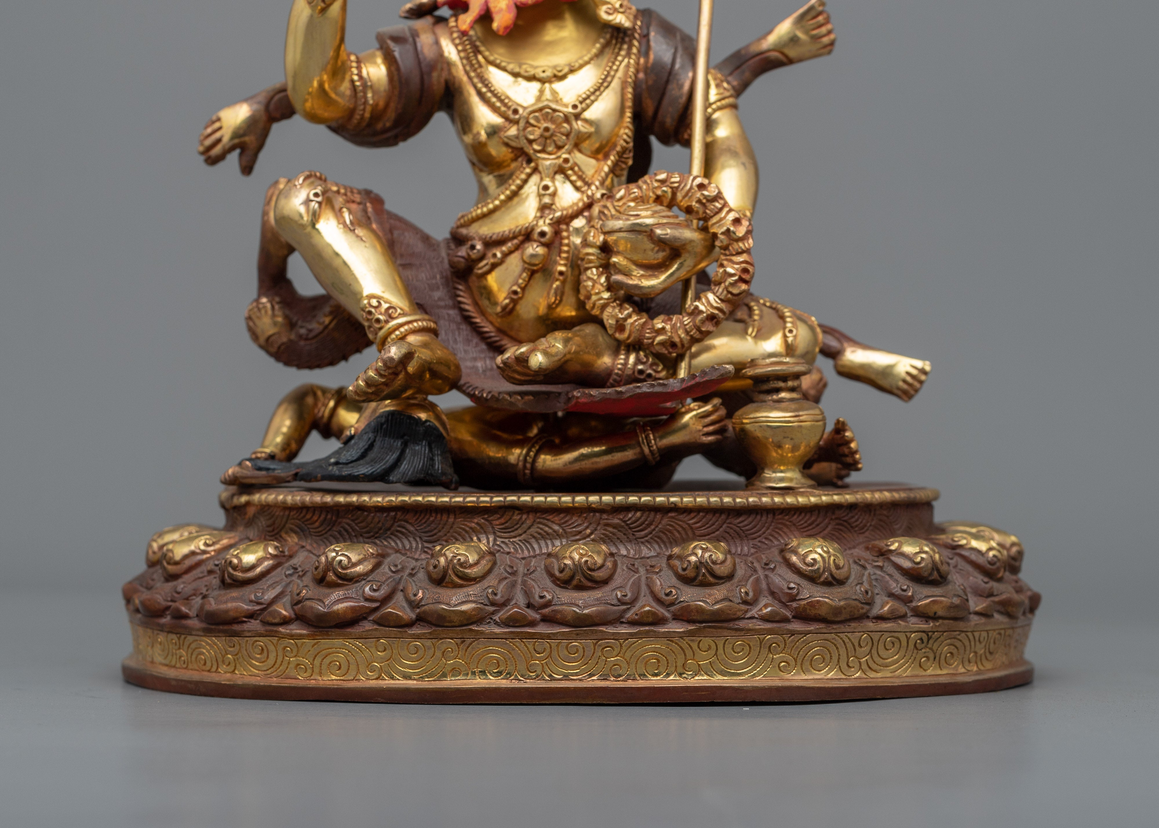 Brahmanrupa Mahakala Statue | Traditional Chaturmukha Mahakala Artwork