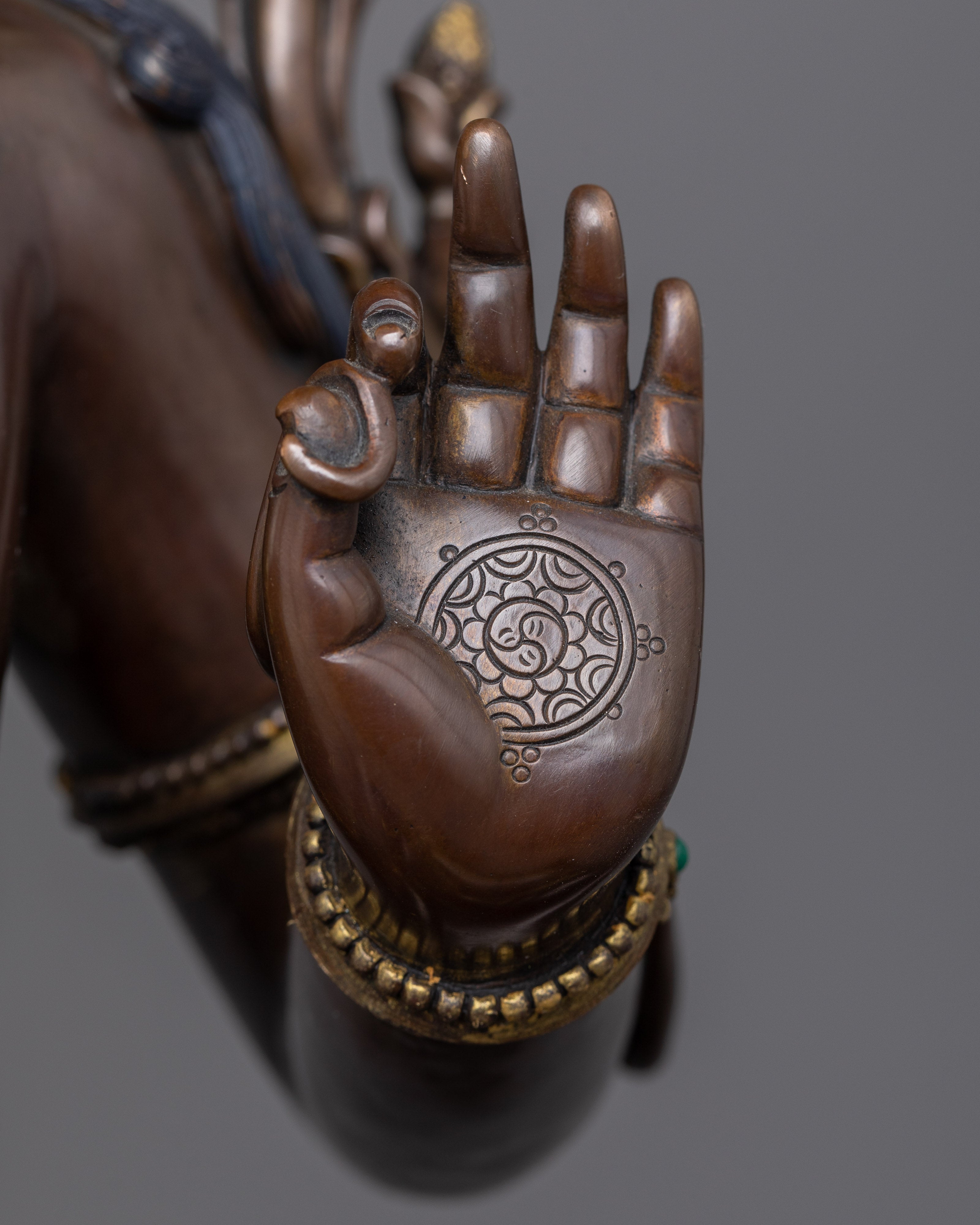 Manjushri Bodhisattva Mantra Practice Statue | Manjughosha, Bodhisattva of Wisdom