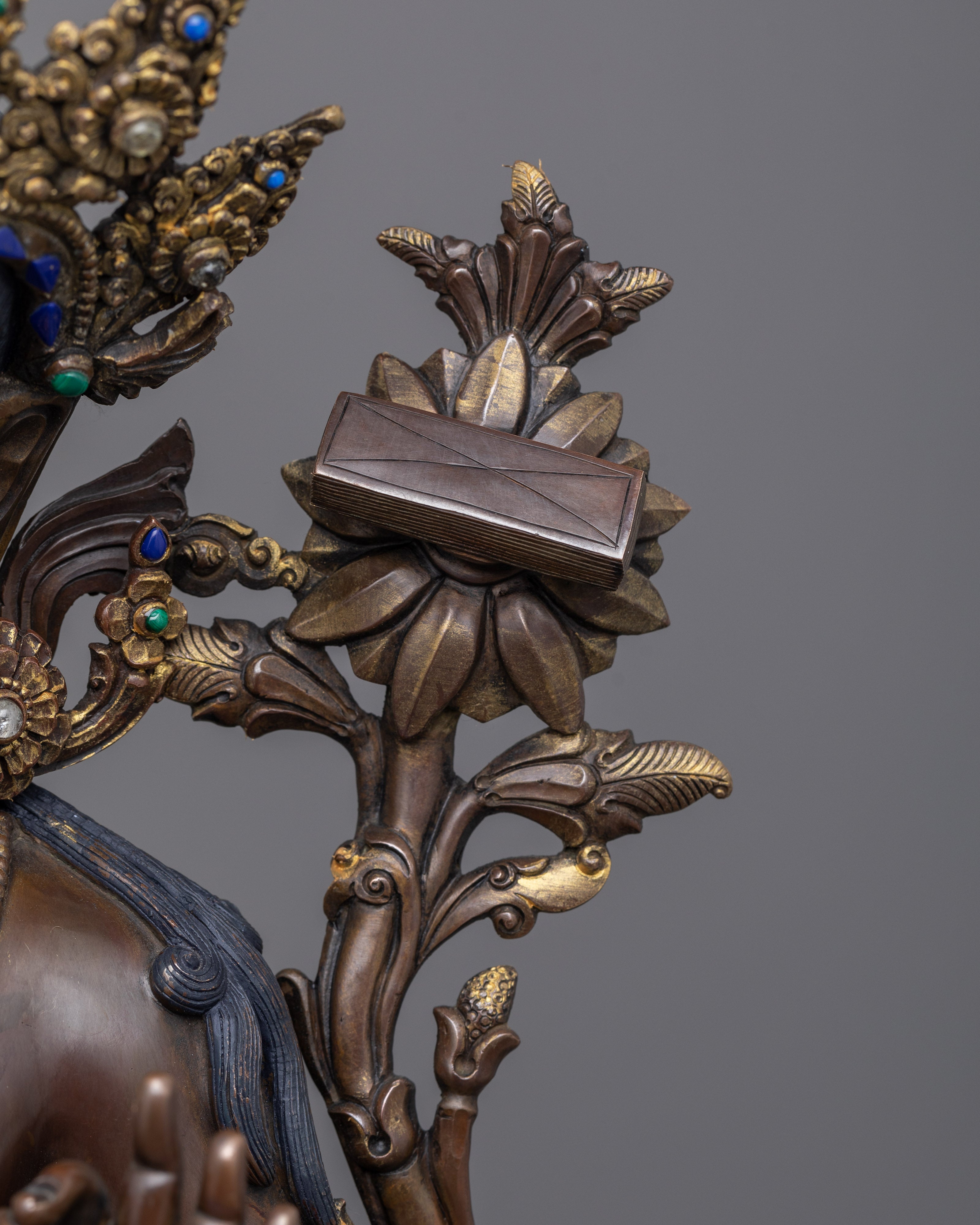 Manjushri Bodhisattva Mantra Practice Statue | Manjughosha, Bodhisattva of Wisdom