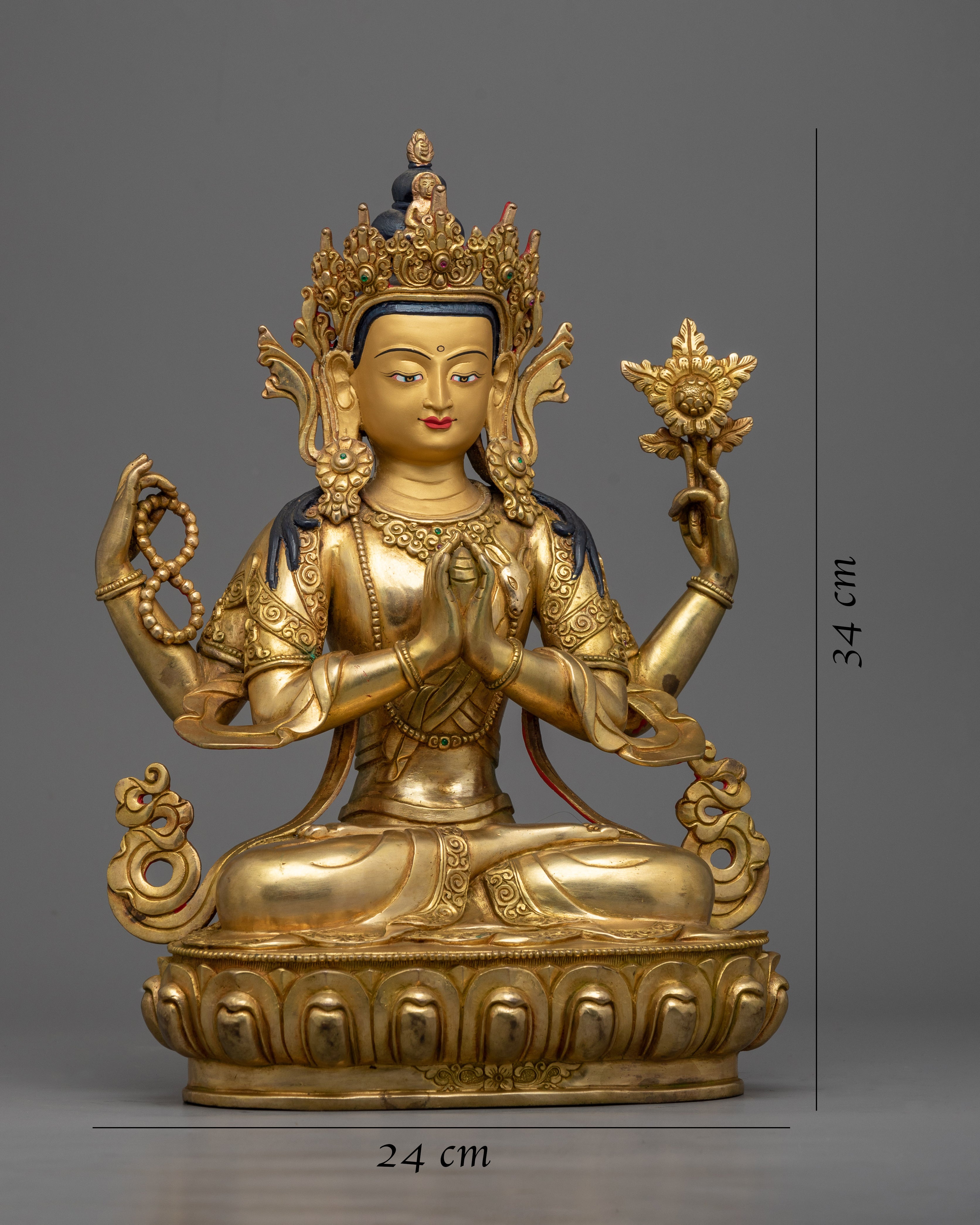Magnificent Buddhist Avalokiteshvara Statue | Invoke the Compassion of Chenrezig