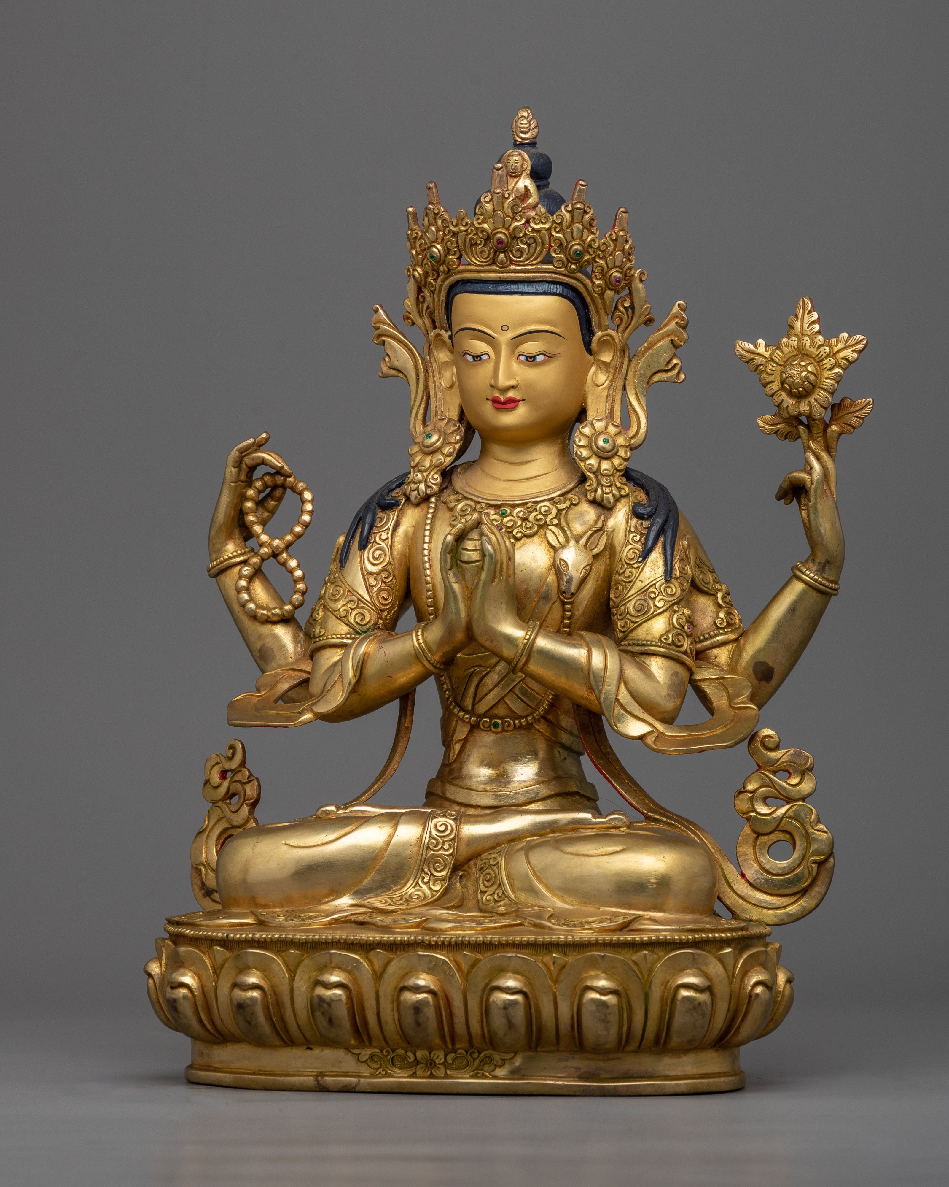 Magnificent Buddhist Avalokiteshvara Statue | Invoke the Compassion of Chenrezig