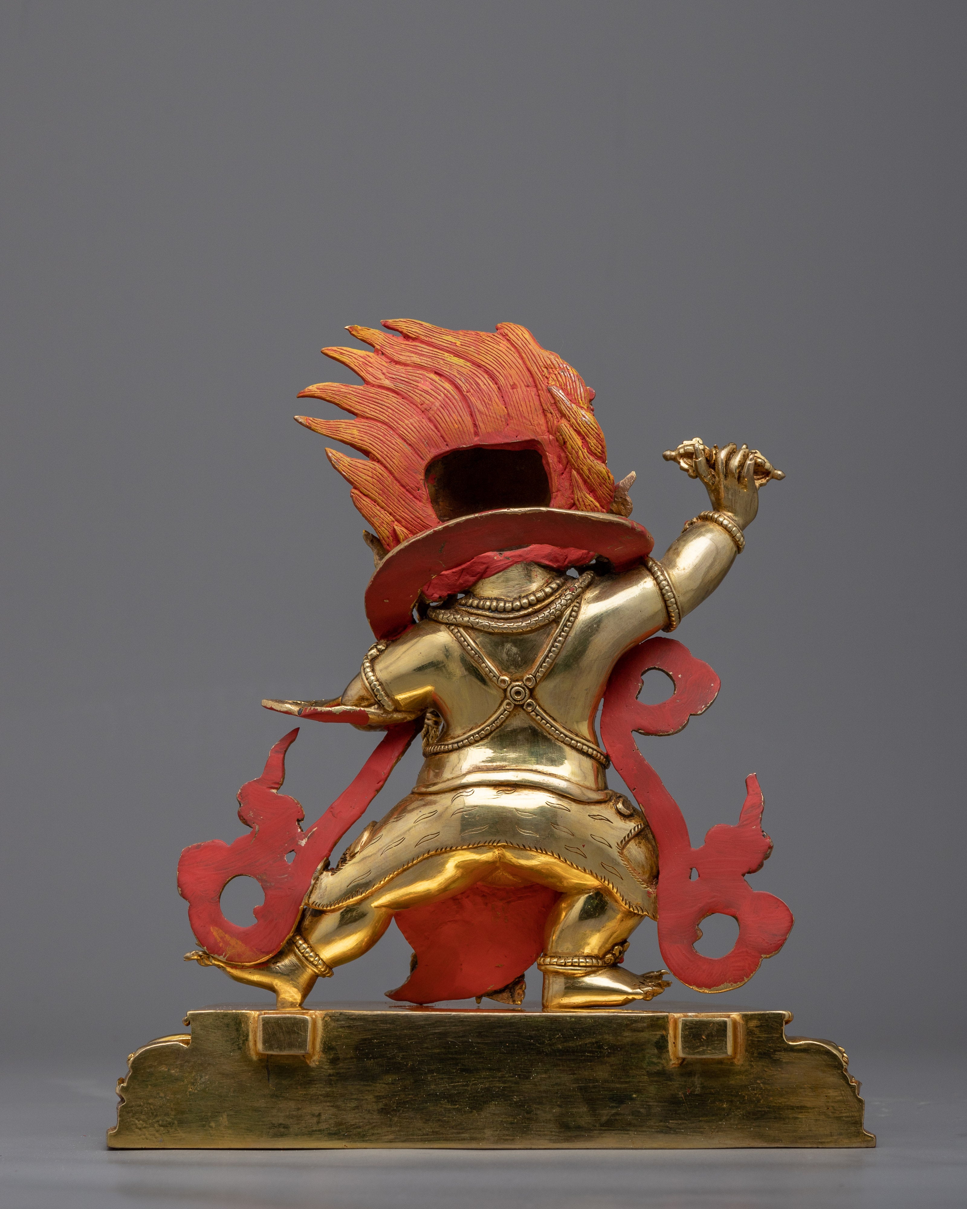 Vajra Thunderbolt Holder Vajrapani Statue | The Protector and Guide of the Buddha