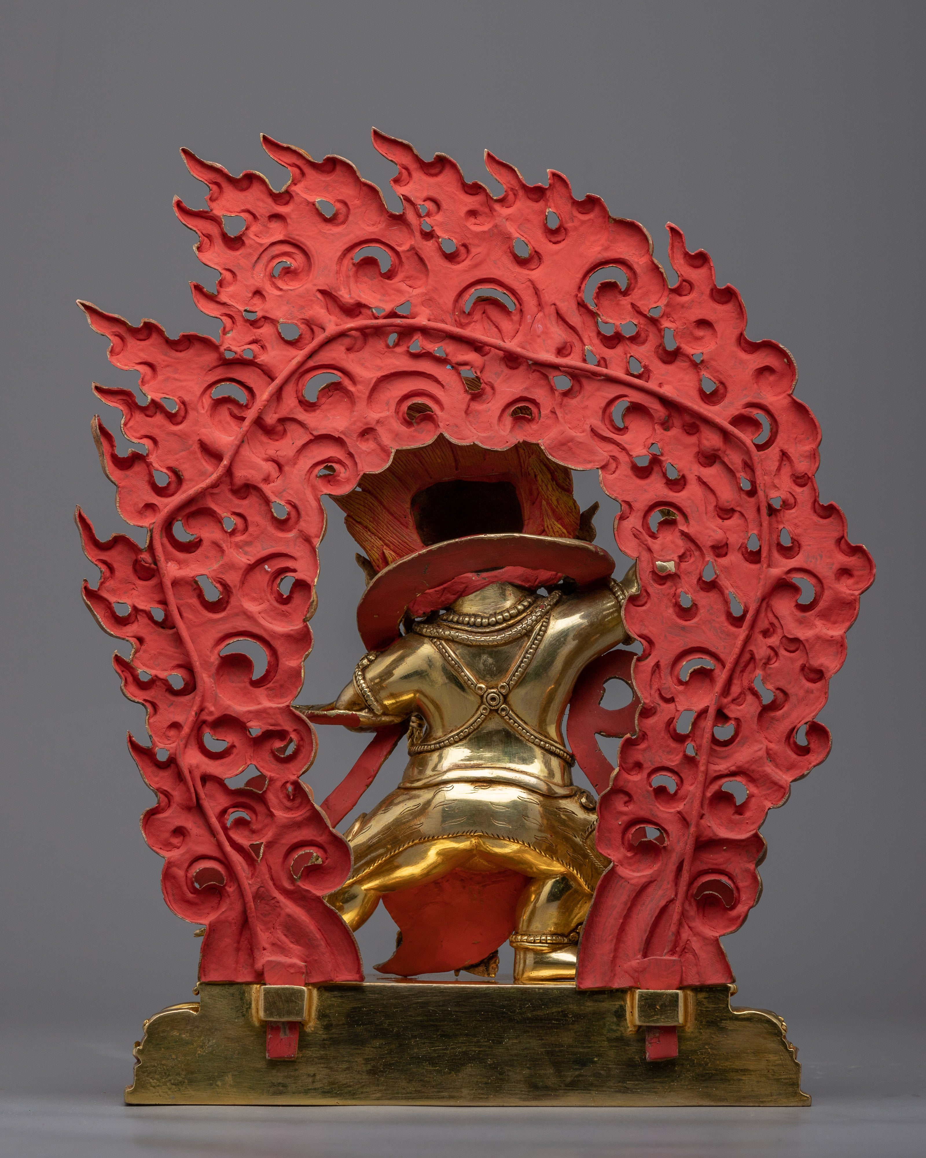 Vajra Thunderbolt Holder Vajrapani Statue | The Protector and Guide of the Buddha