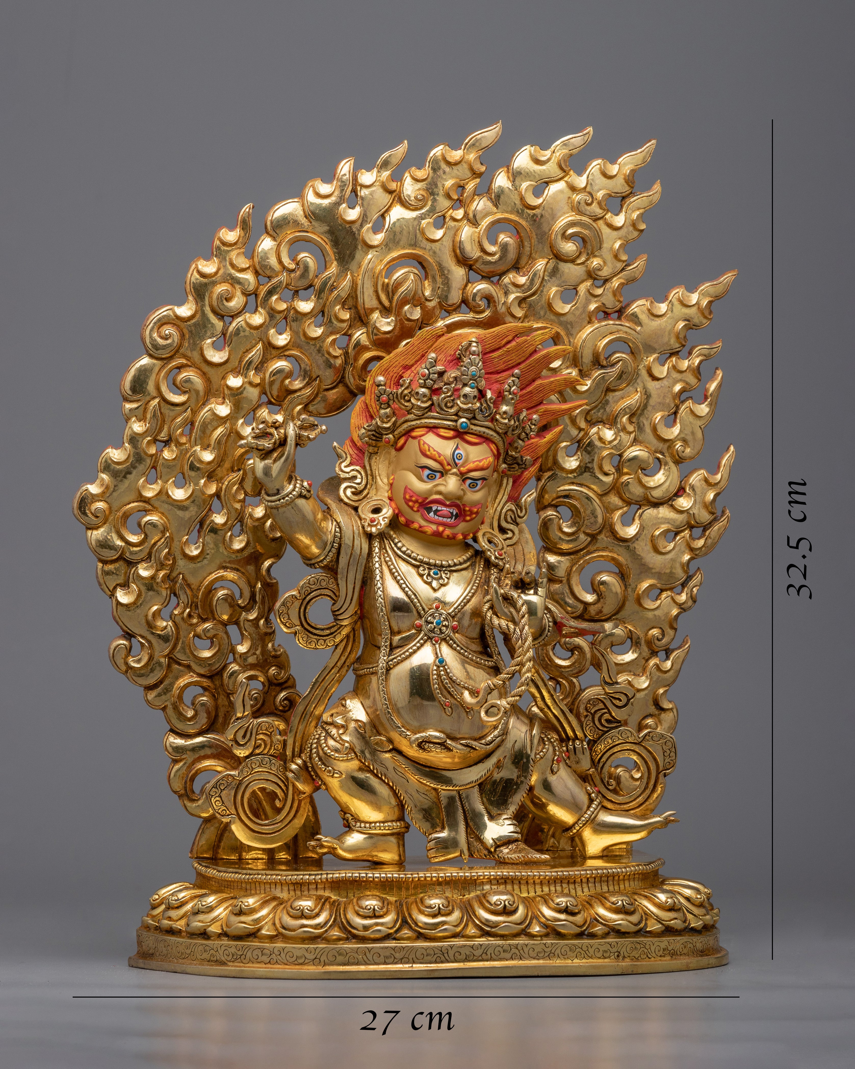 Vajra Thunderbolt Holder Vajrapani Statue | The Protector and Guide of the Buddha