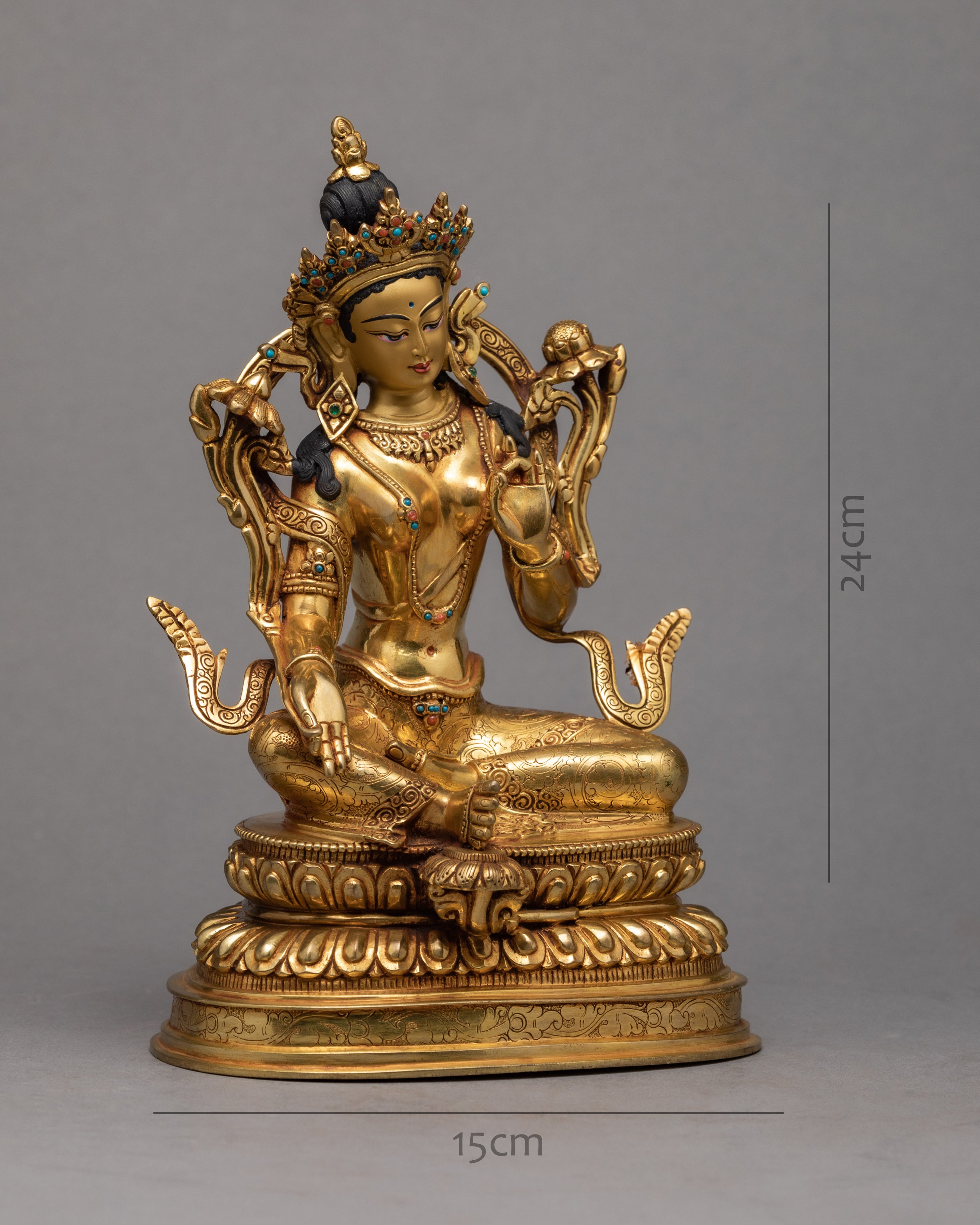 Green Tara Statue