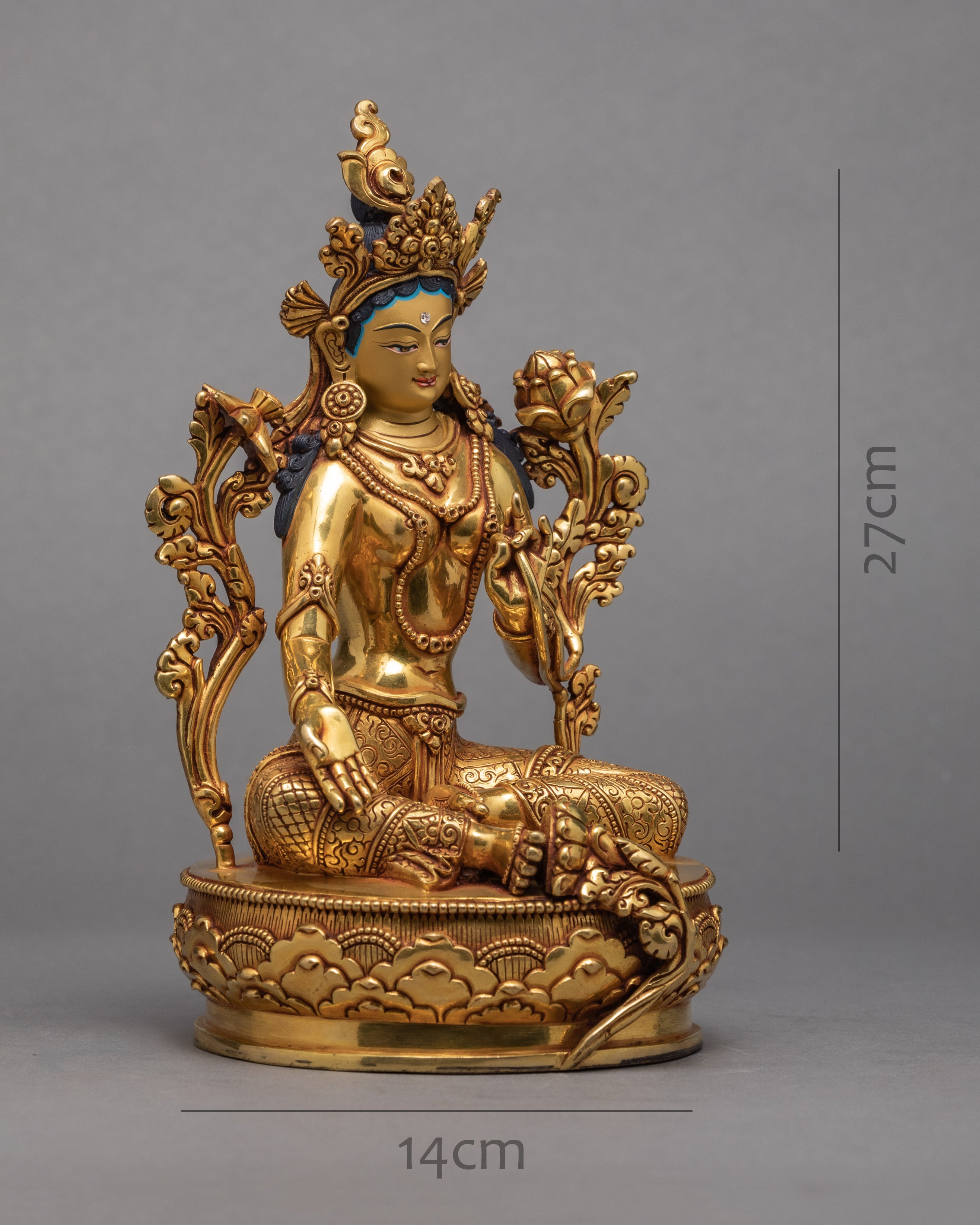 green tara statue