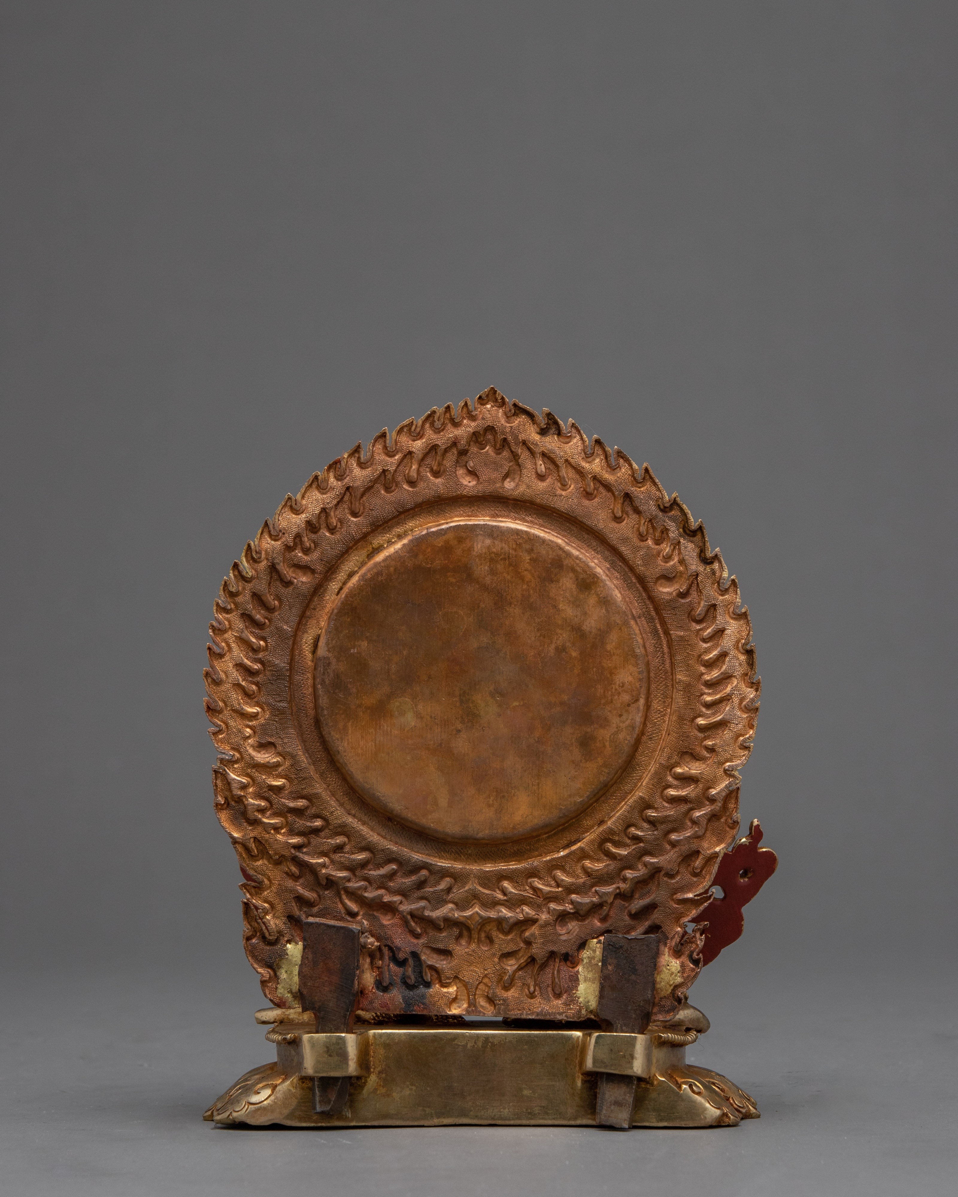 4 Armed Mahakala with Consort Statue | Finely Hand Carved Himalayan Art