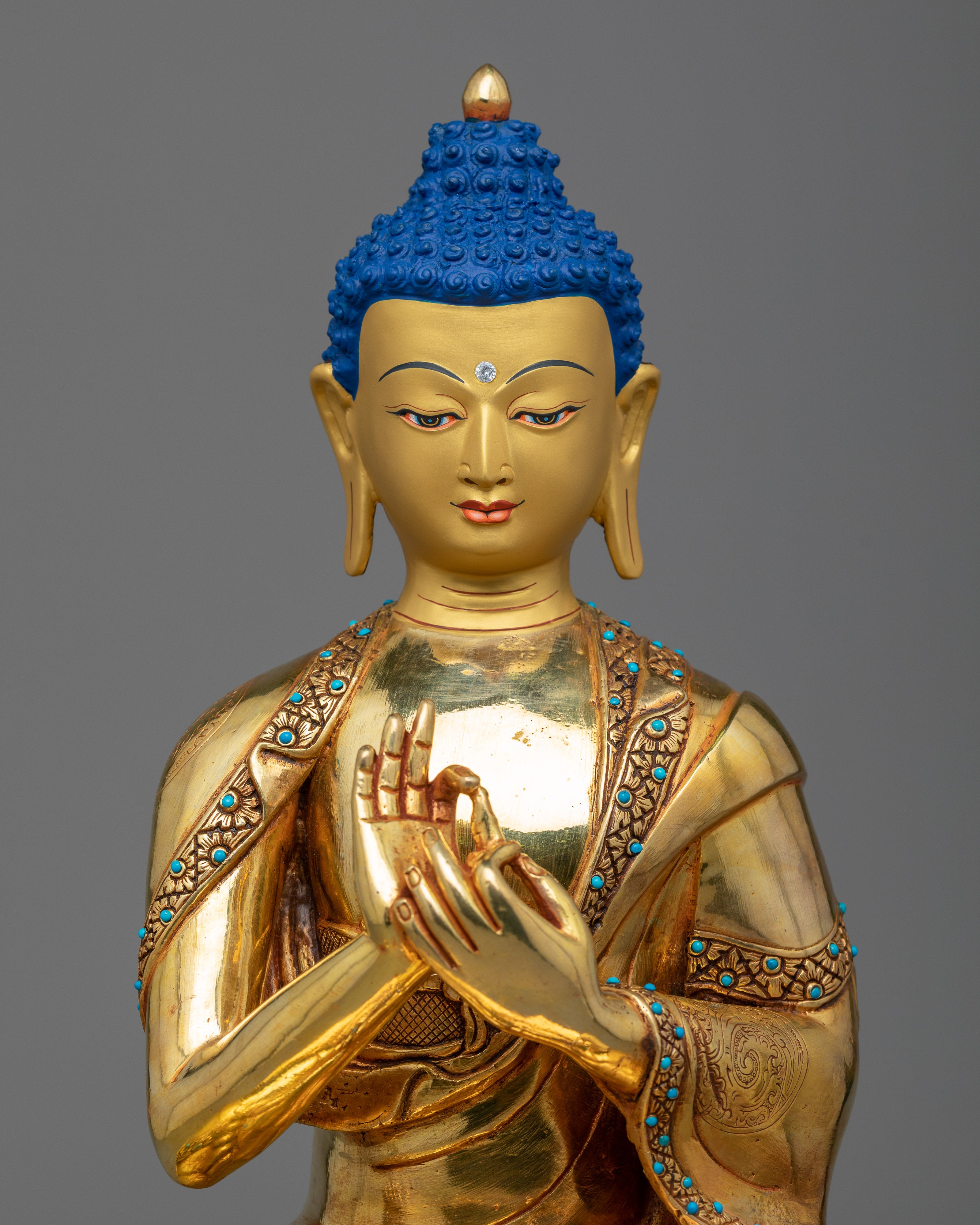 Five Cosmic Buddhas Statue Set | Aksobhya, Amitabha, Amoghasiddhi, Ratnasaṃbhava, Vairocana
