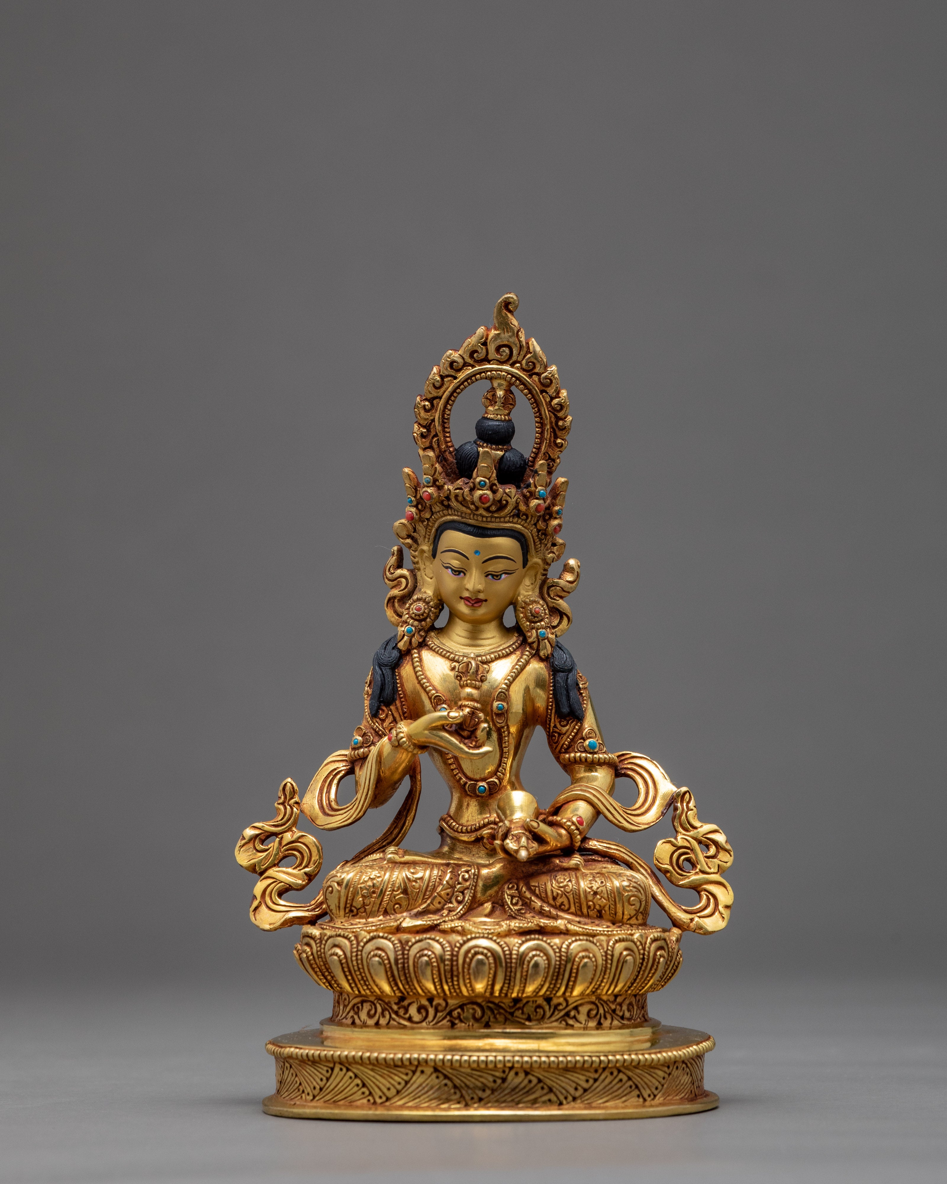 Bodhisattva Statue Set | Amitayus | Green Tara | White Tara | Vajrasattva | Vajradhara | Chenrezig