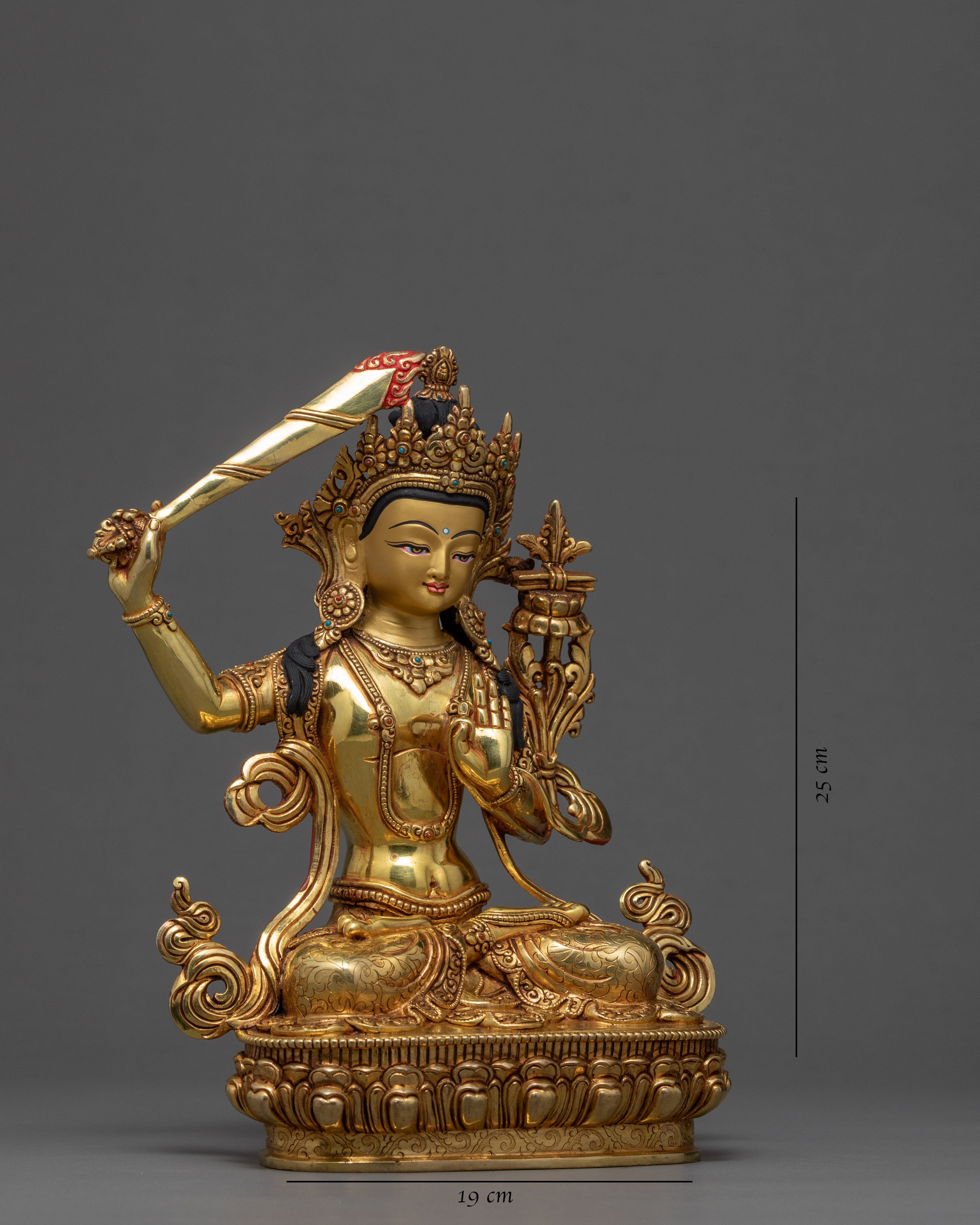 Manjushri Statue | The Bodhisattva Of Wisdom | Buddhist Deity
