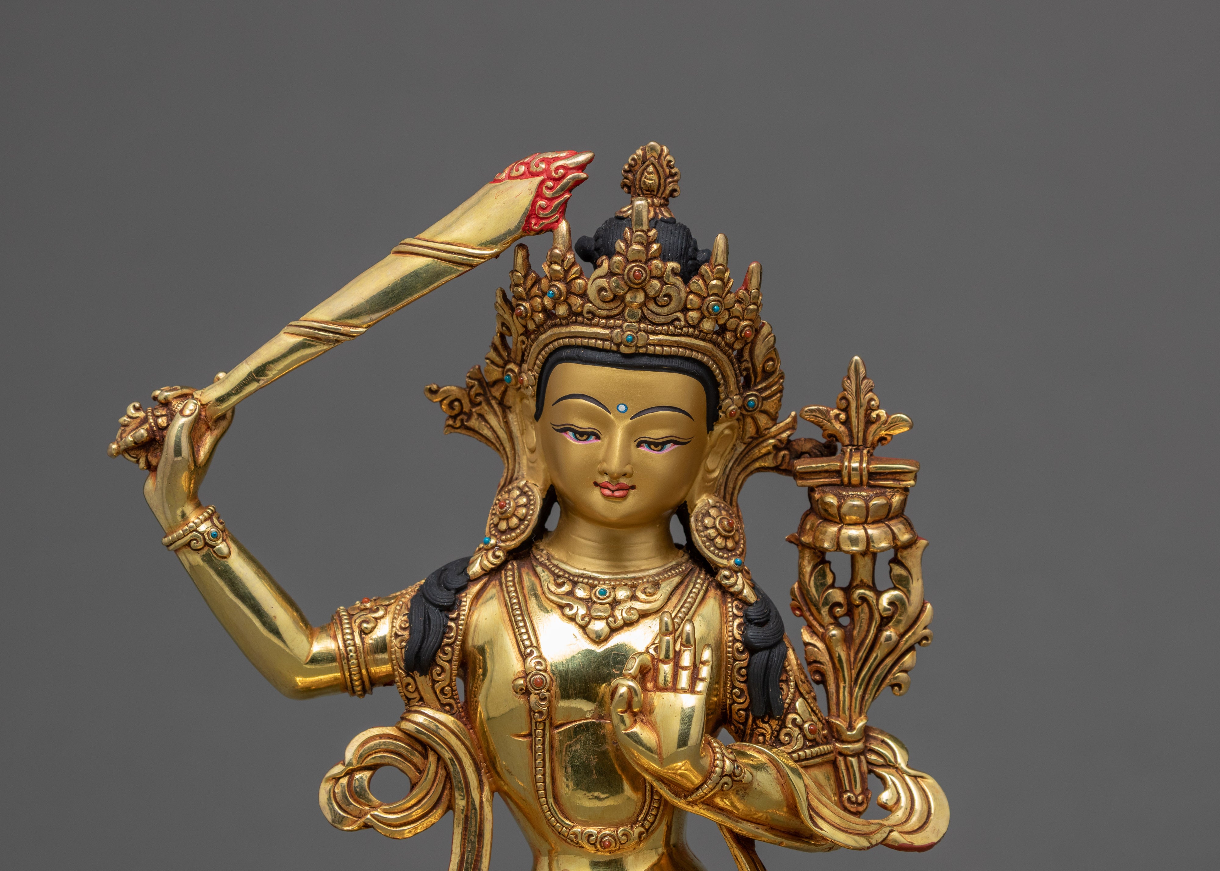 Manjushri Statue | The Bodhisattva Of Wisdom | Buddhist Deity