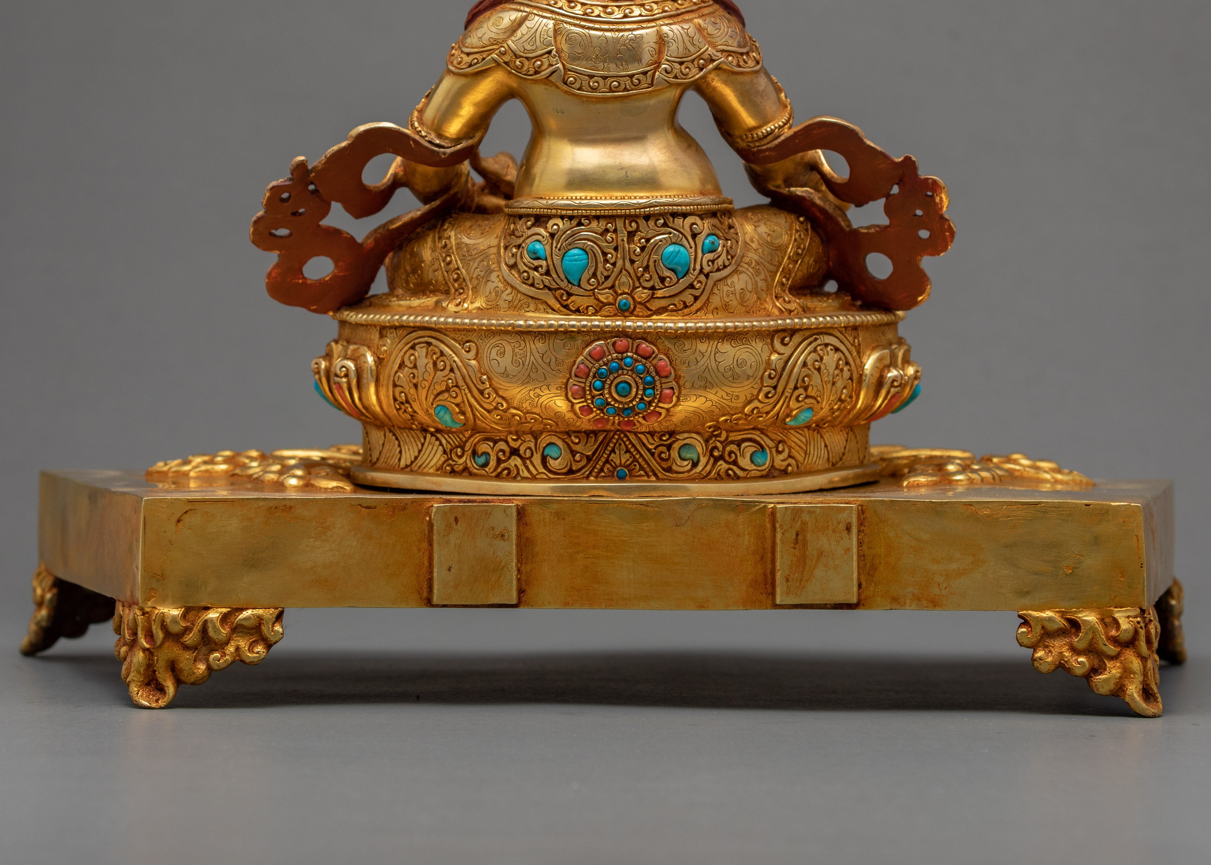 Dzambhala Gold Statue | Deity Of Wealth