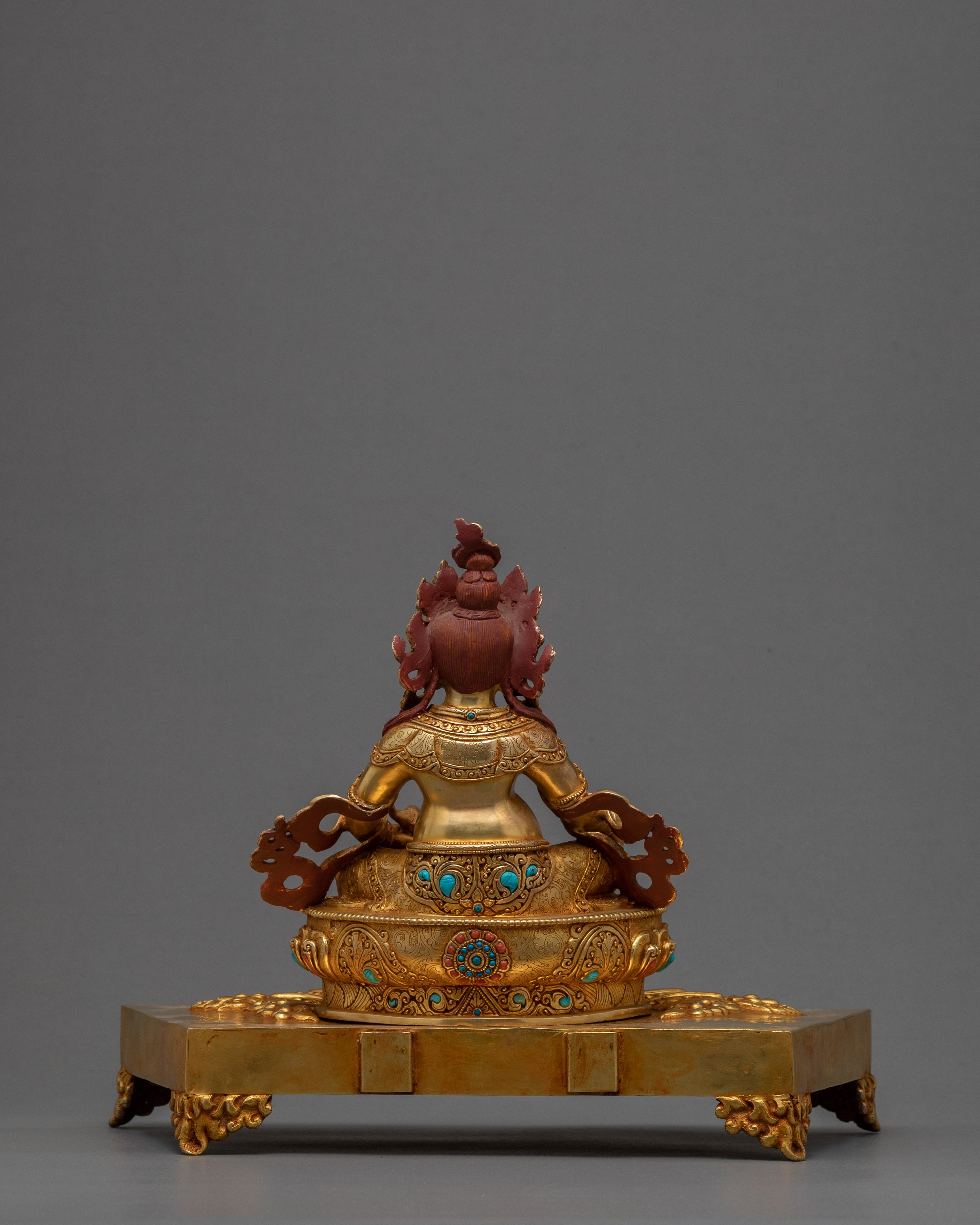 Dzambhala Gold Statue | Deity Of Wealth