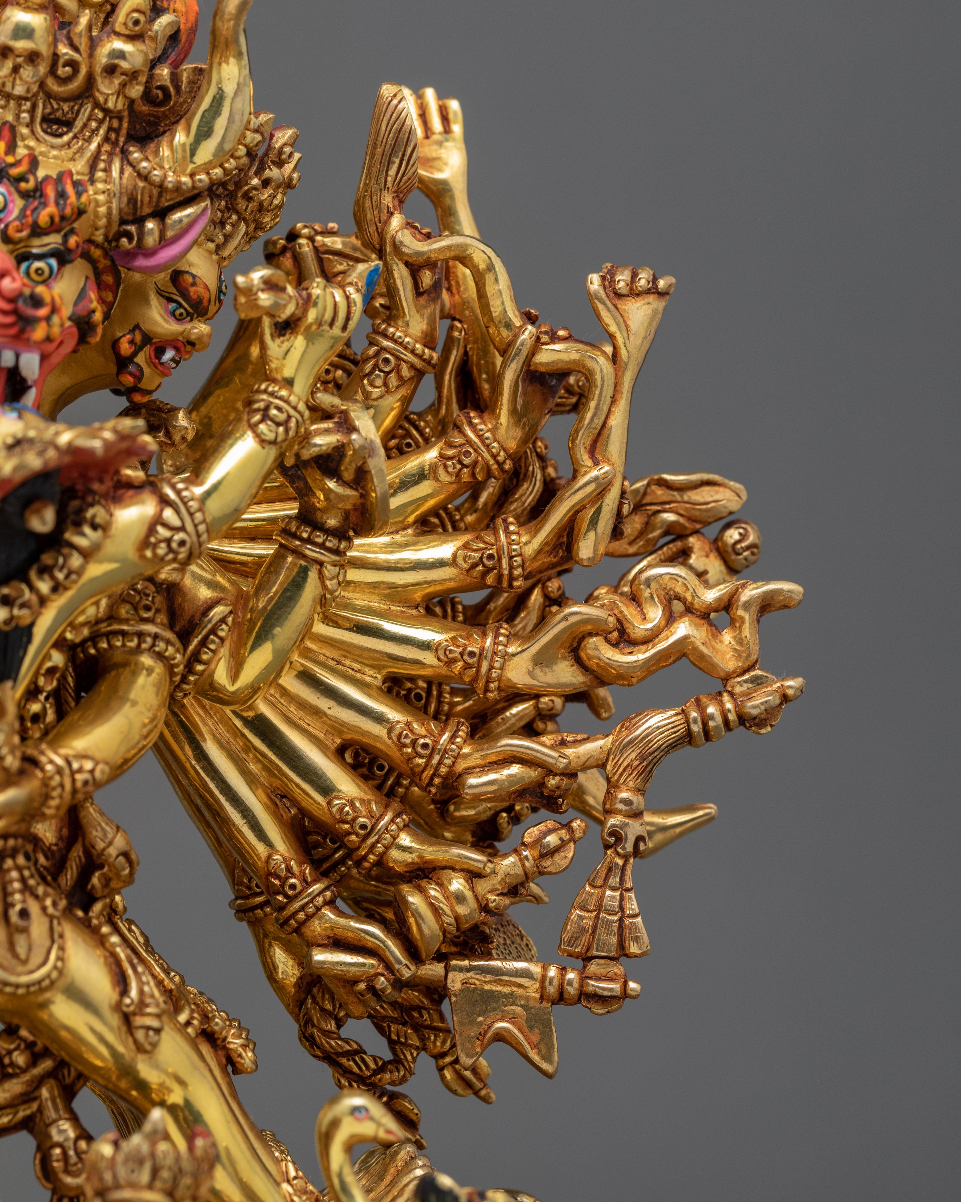 Yamantaka With Consort | Buffalo Headed Deity | Buddhist Statue