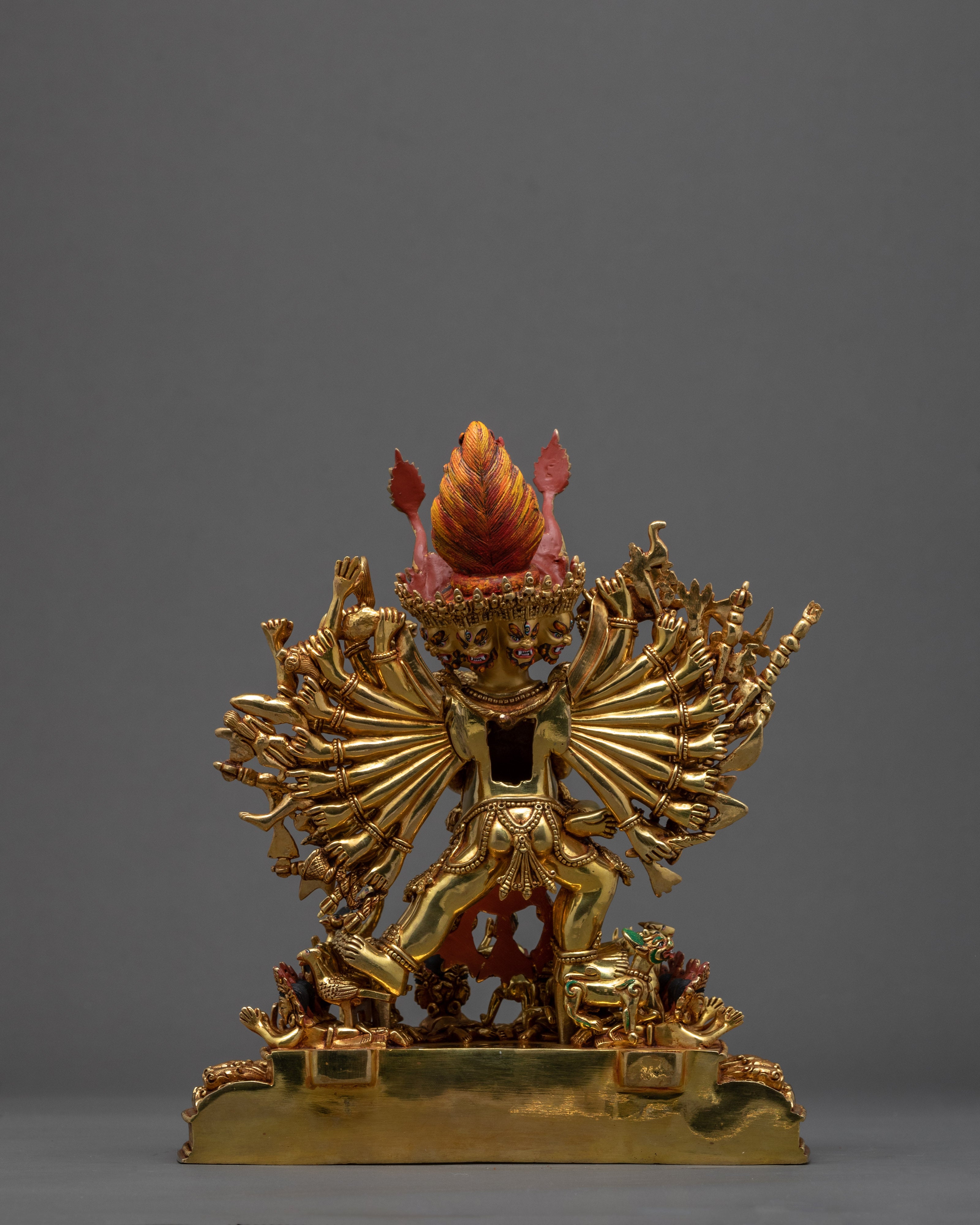 Yamantaka With Consort | Buffalo Headed Deity | Buddhist Statue