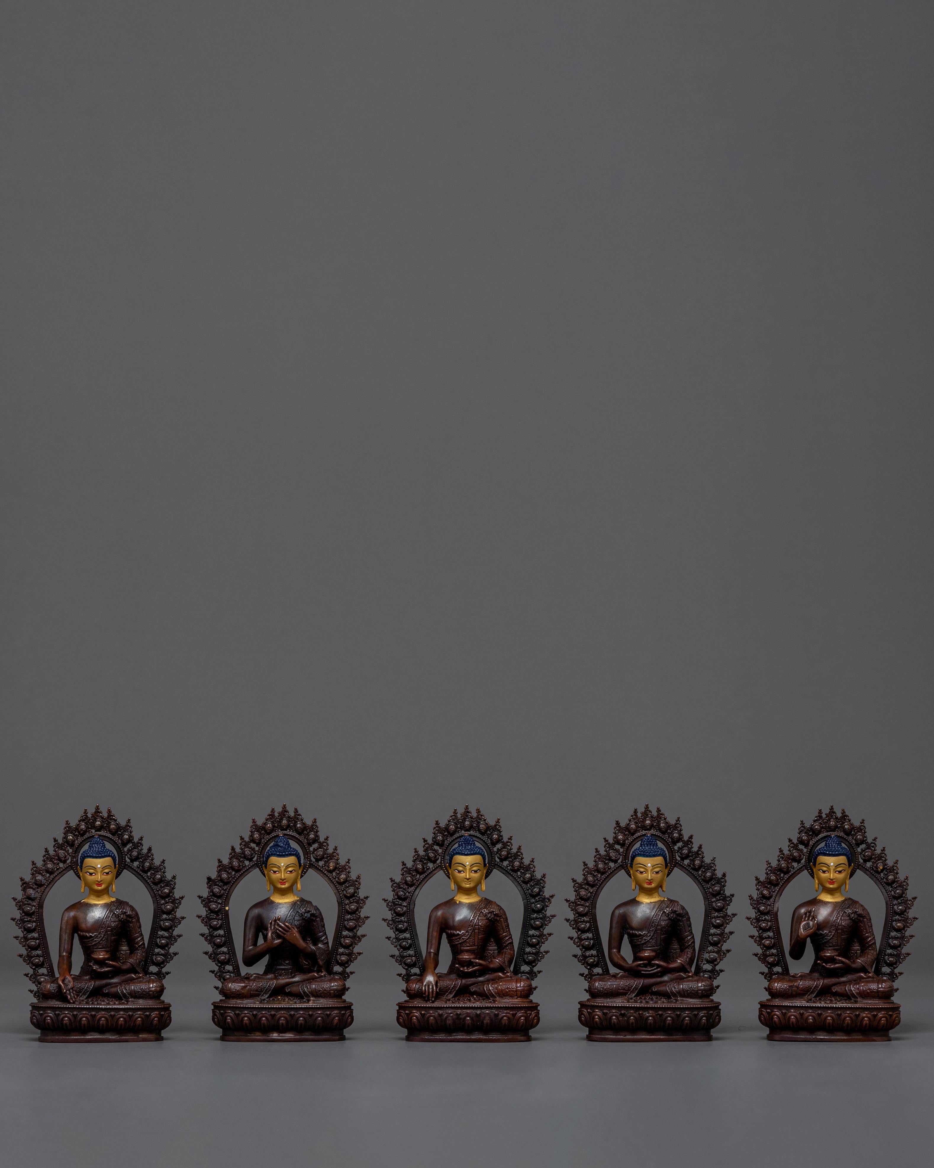 Five Dhyani Buddhas Sculpture