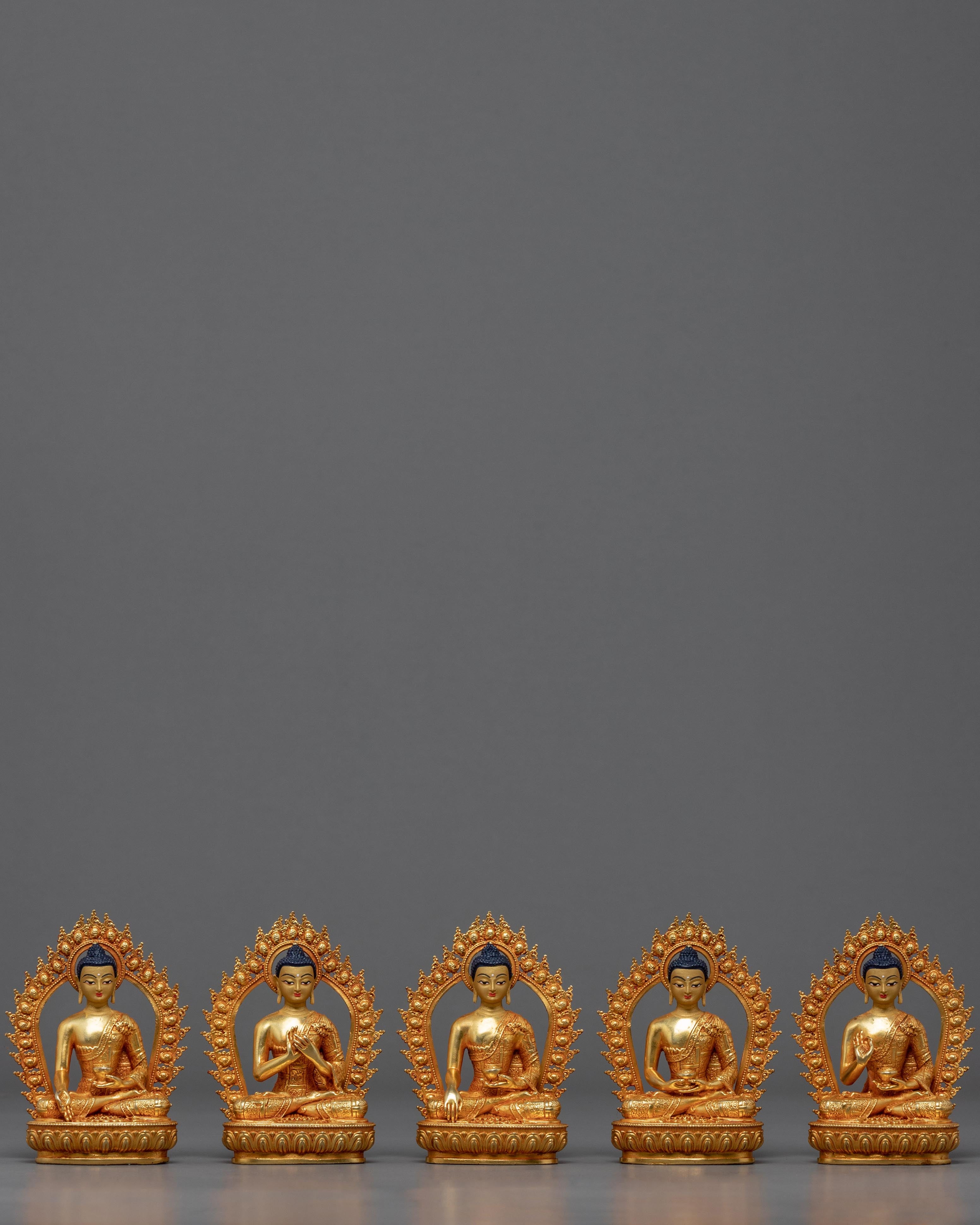 5 Buddha Statues