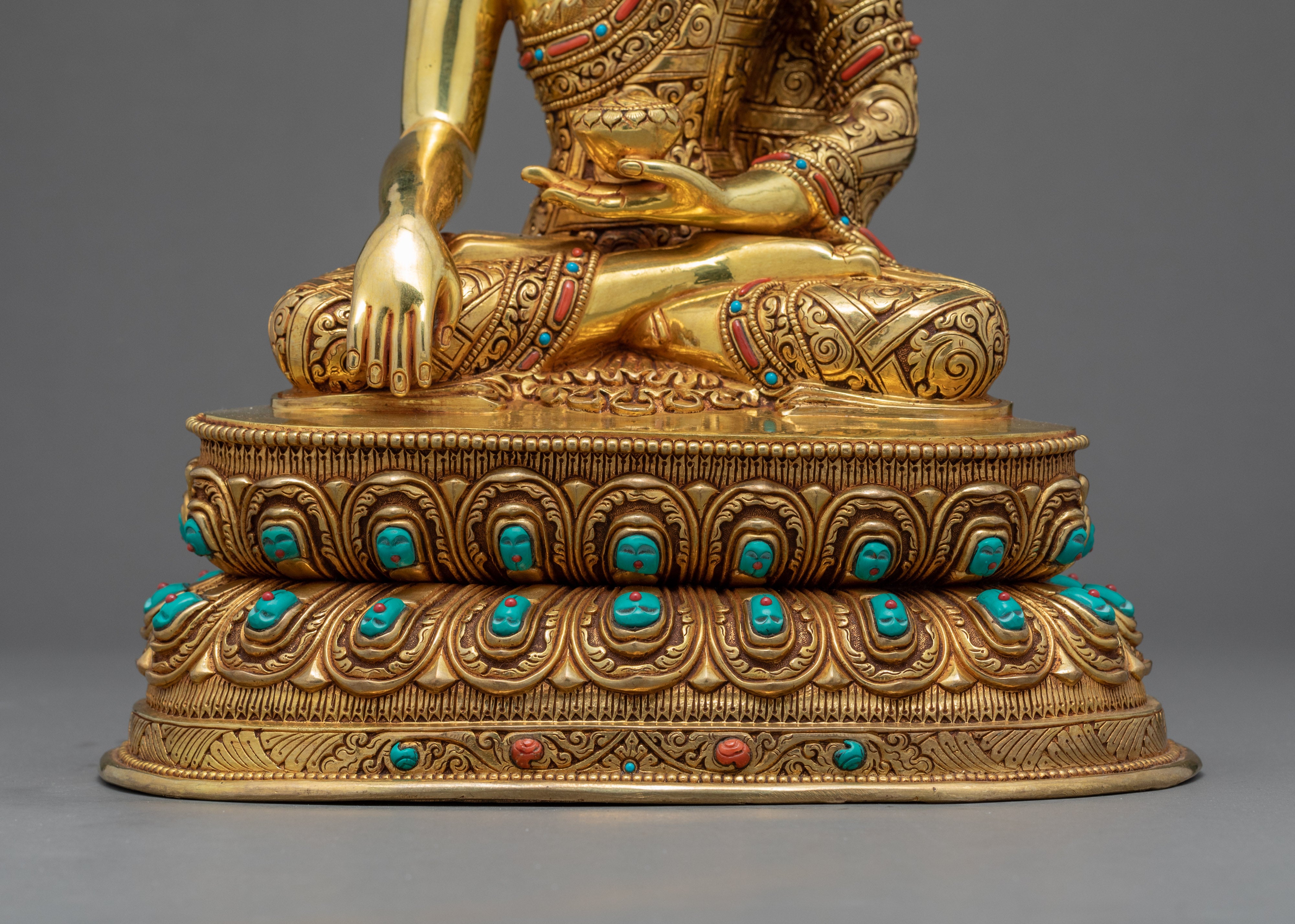 The Buddha Shakyamuni Statue | Hand Carved Buddhist Deity