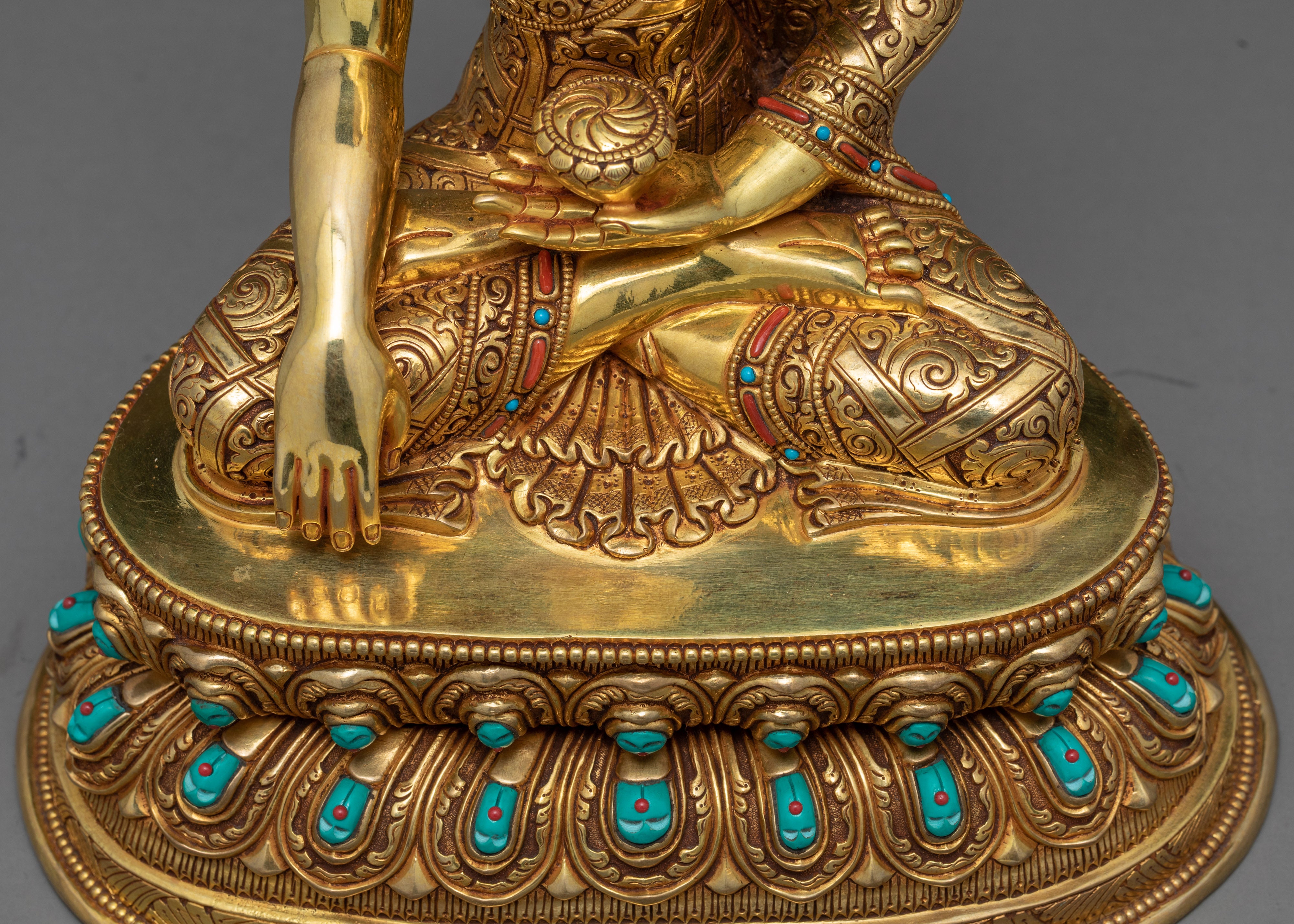 The Buddha Shakyamuni Statue | Hand Carved Buddhist Deity