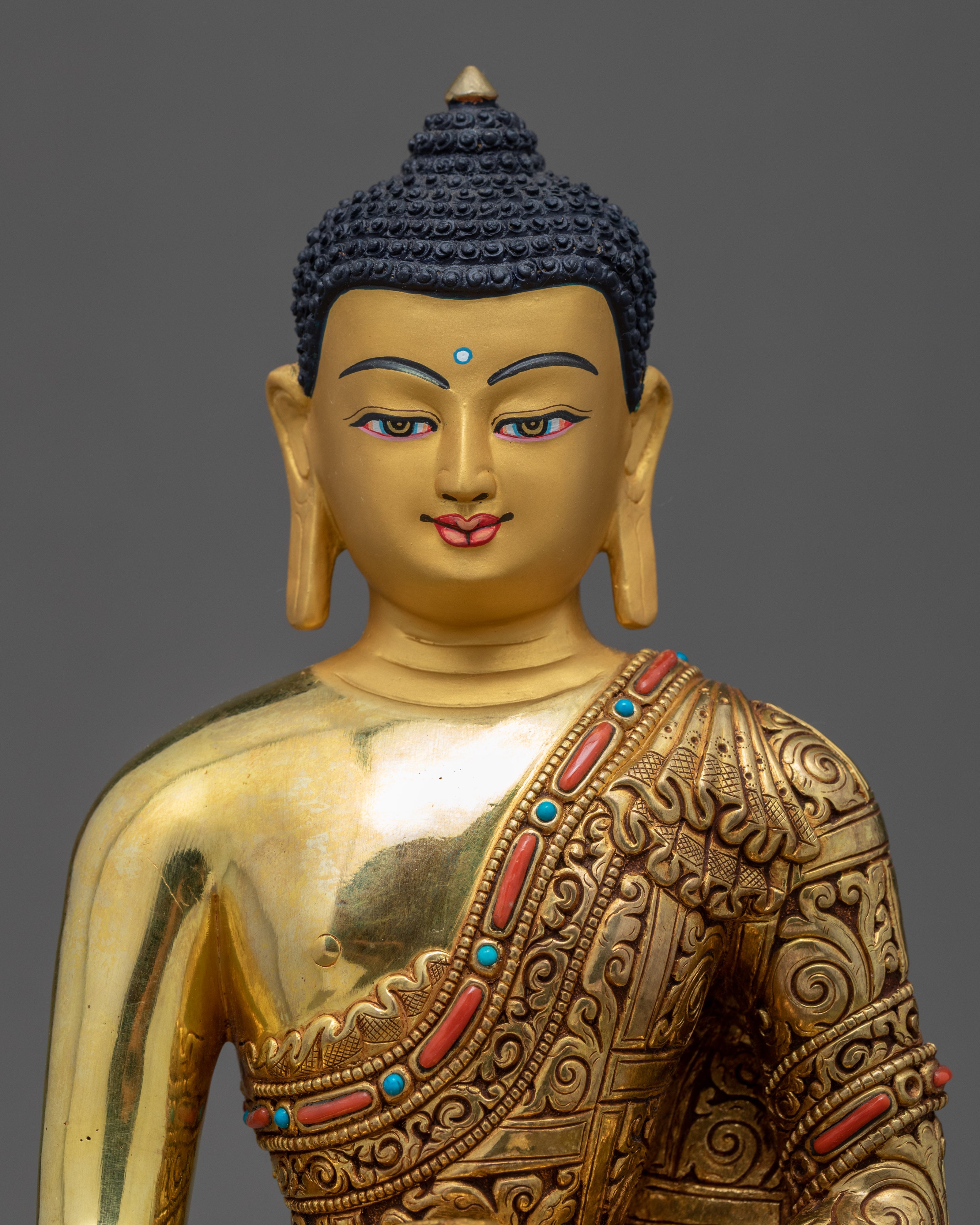 The Buddha Shakyamuni Statue | Hand Carved Buddhist Deity