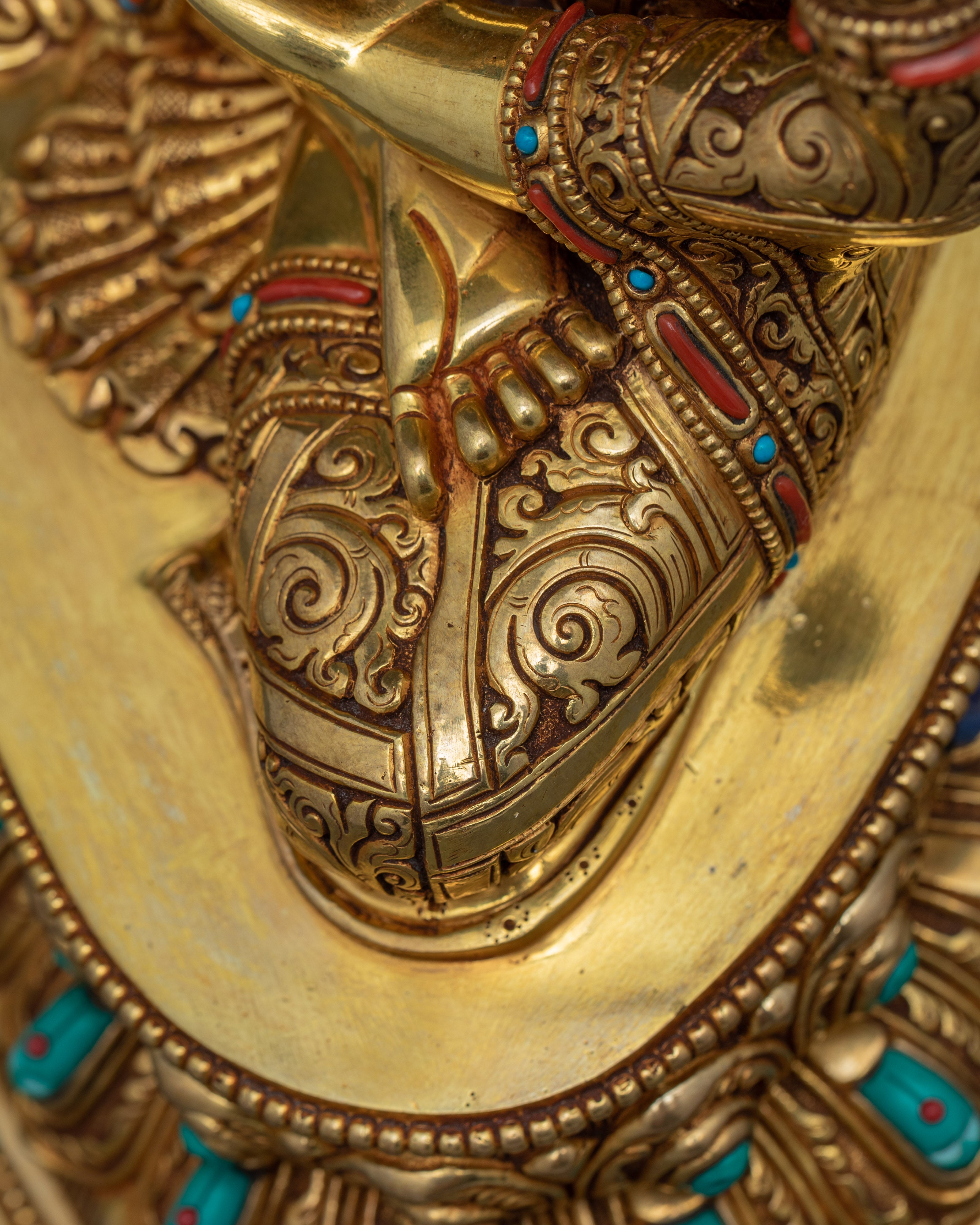 The Buddha Shakyamuni Statue | Hand Carved Buddhist Deity