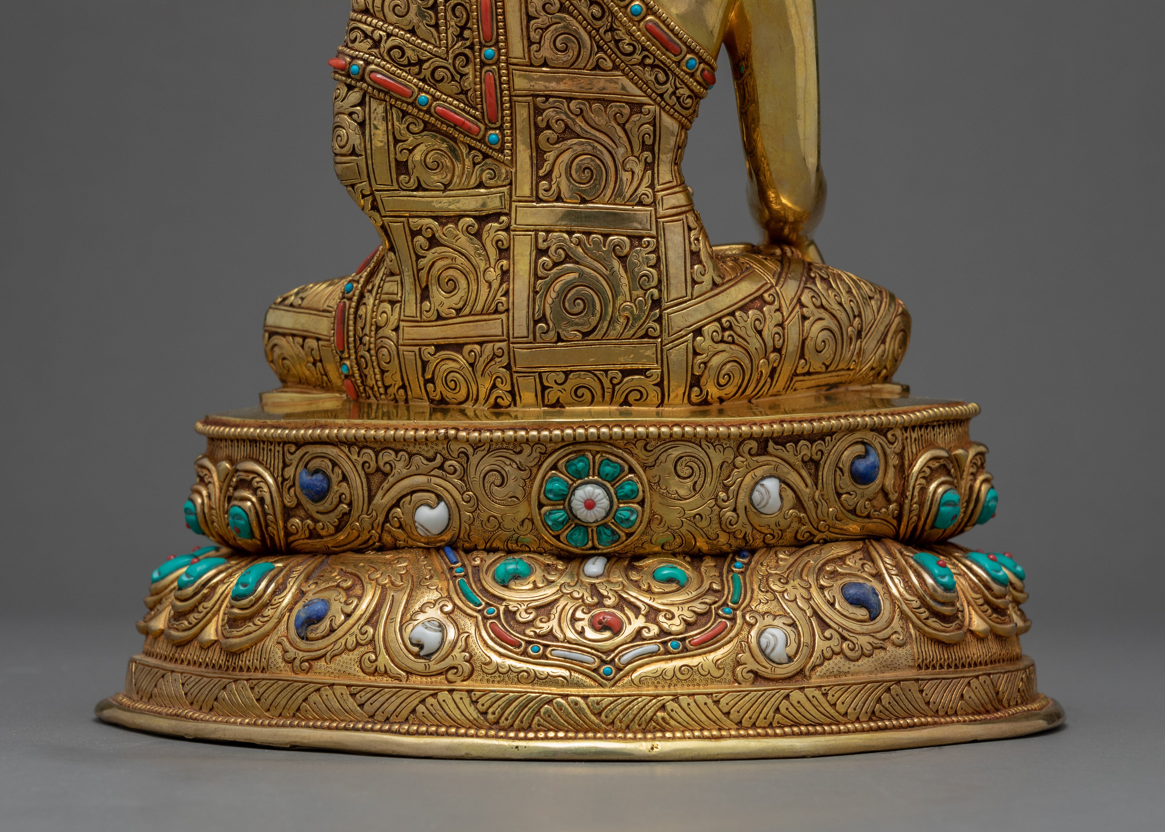The Buddha Shakyamuni Statue | Hand Carved Buddhist Deity