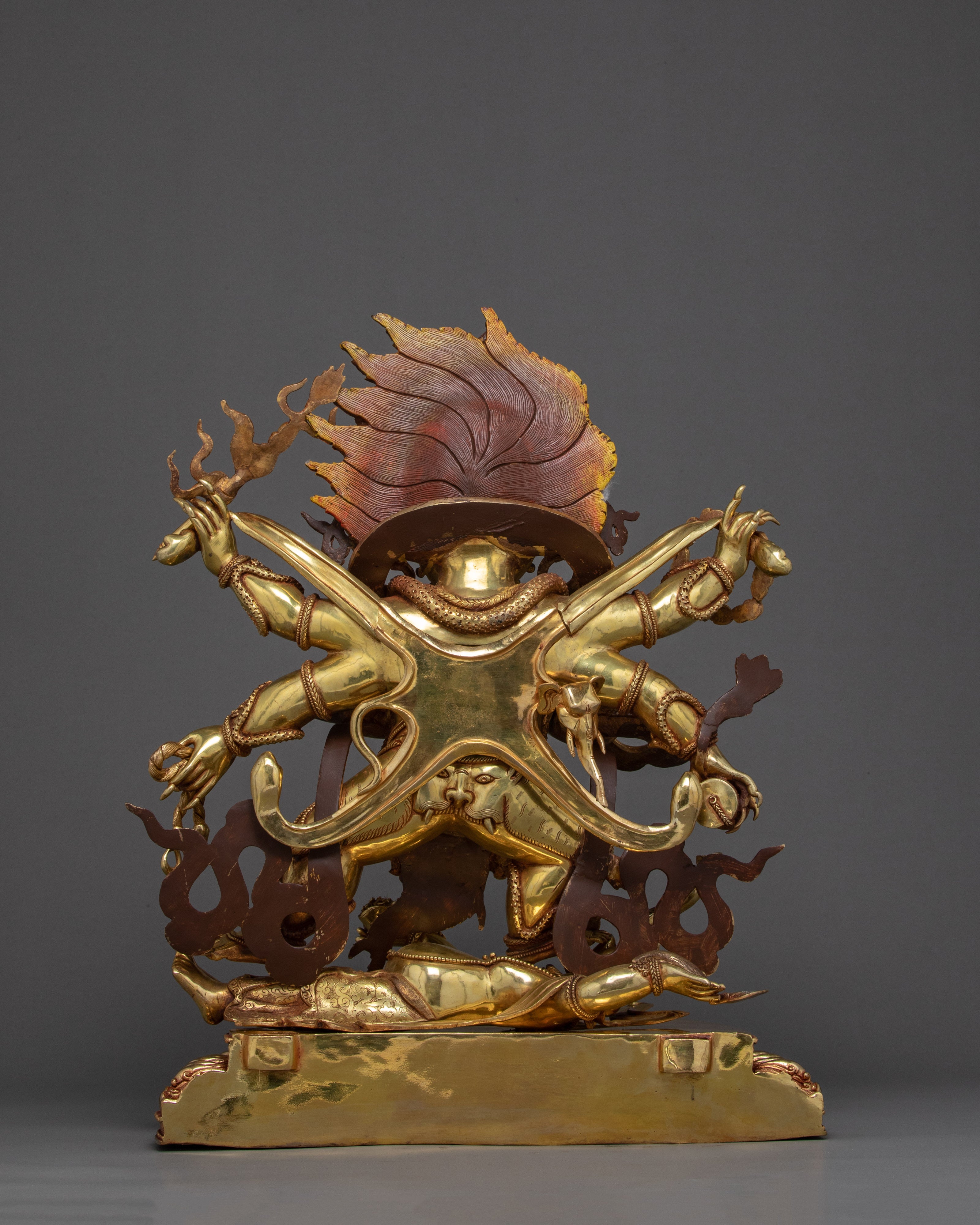Six Armed Mahakala | Traditional Buddhist Statue