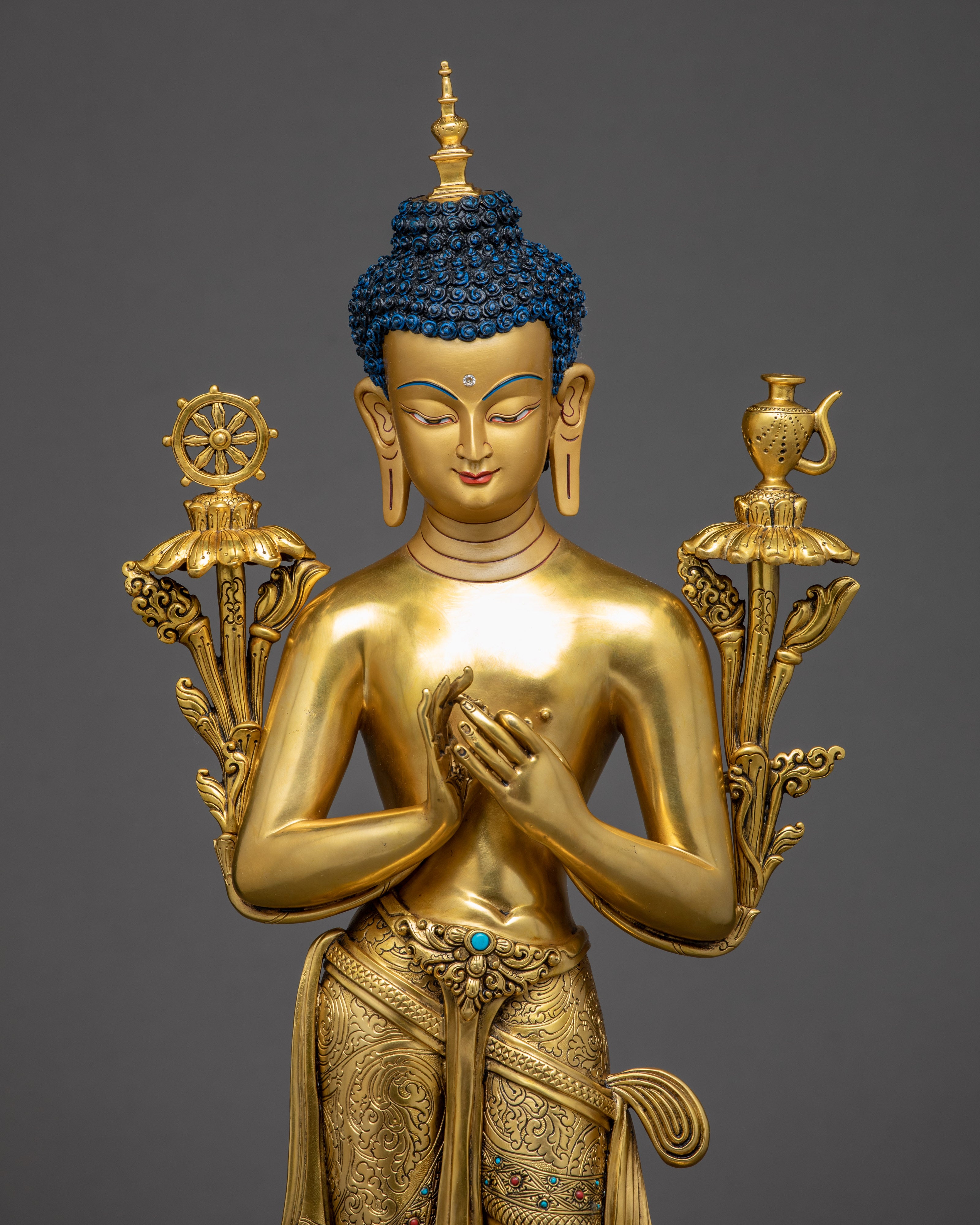 Standing Maitreya Buddha | Tibetan Buddhist Statue