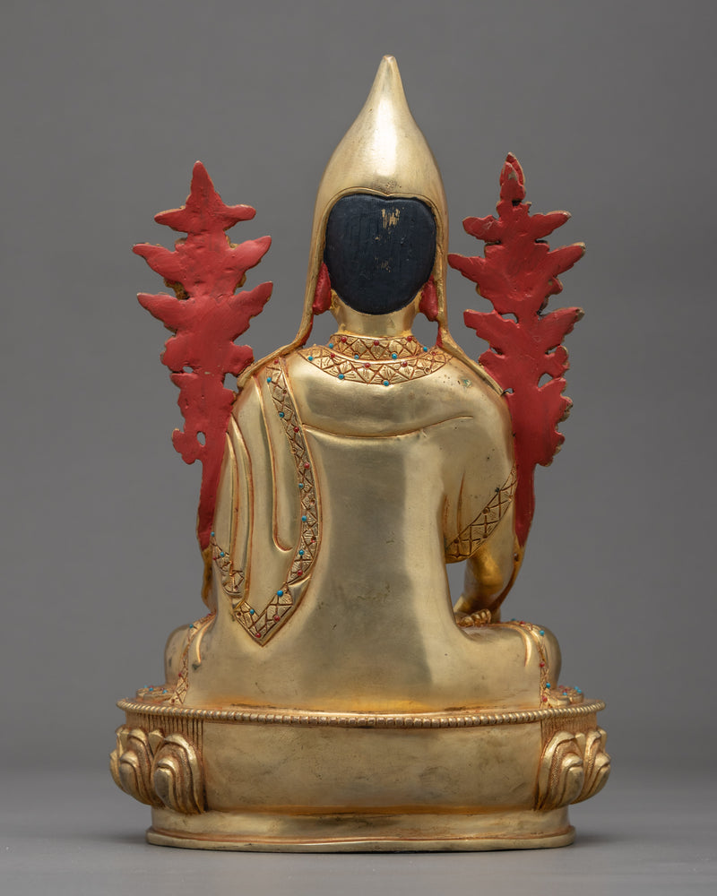 Longchenpa Statue | Traditional Hand Carved Buddhist Art