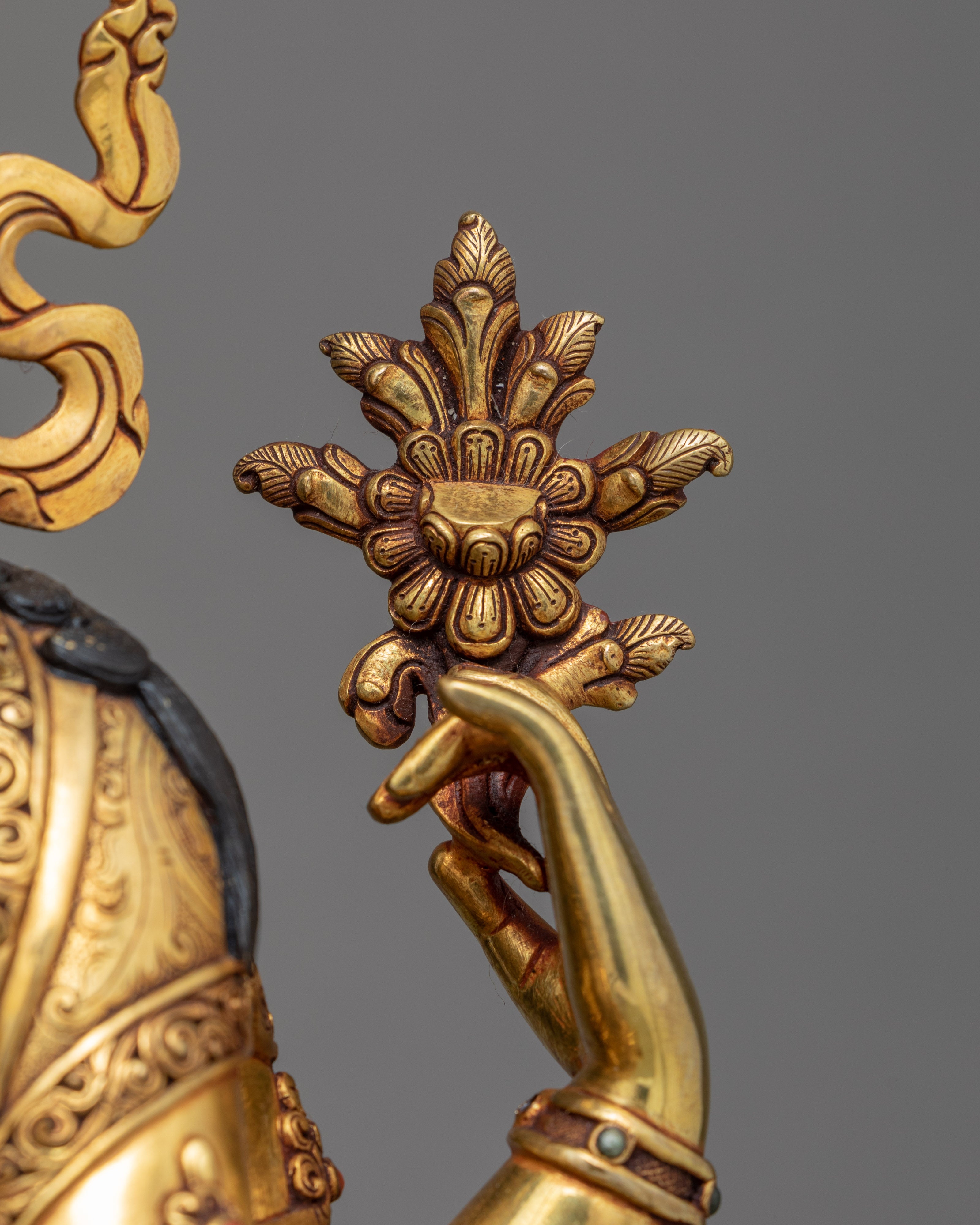 Chenrezig Bodhisattva Sculpture | Traditional Hand Carved Statue