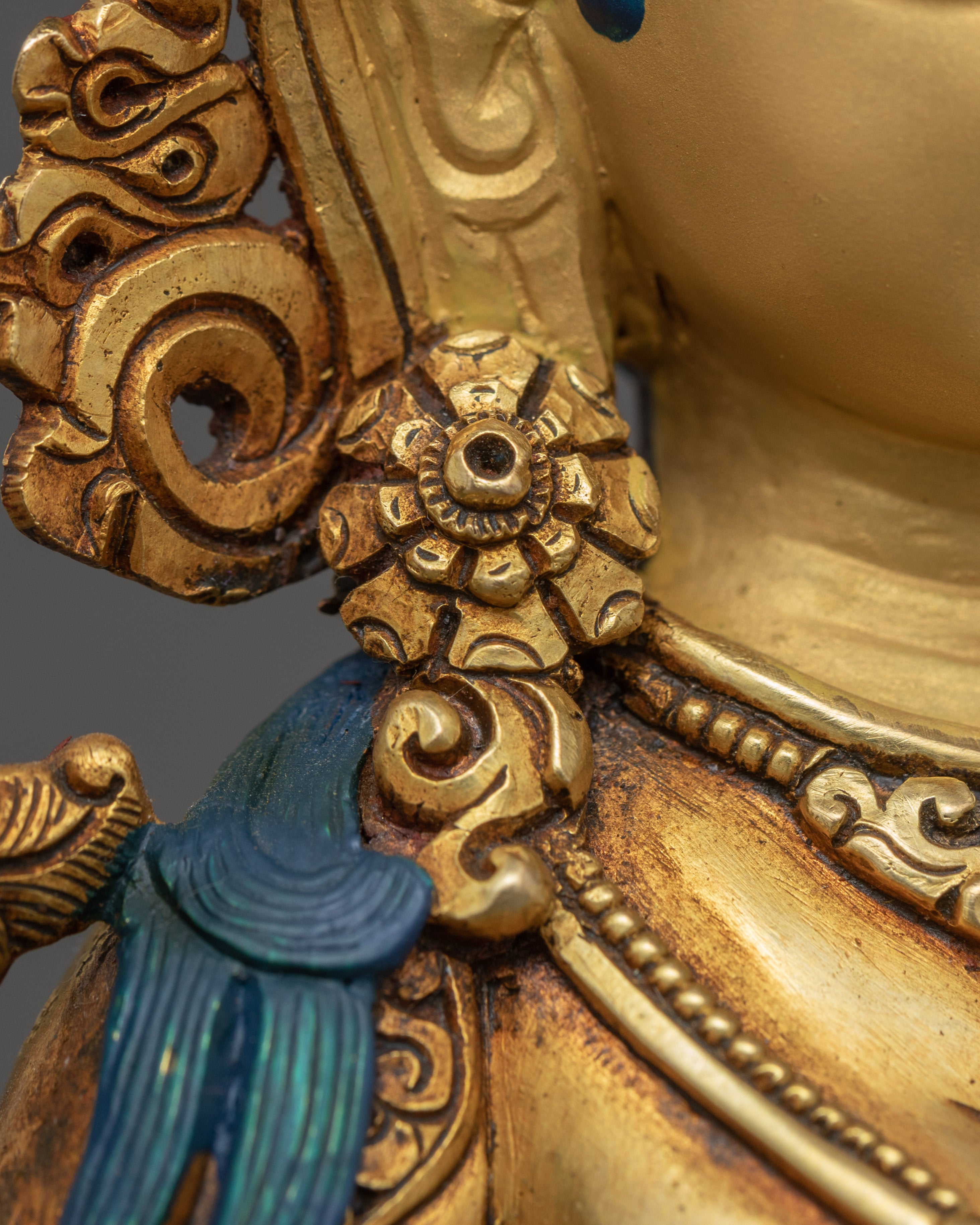 Green Tara Mother Statue | Traditional Hand Carved Sculpture