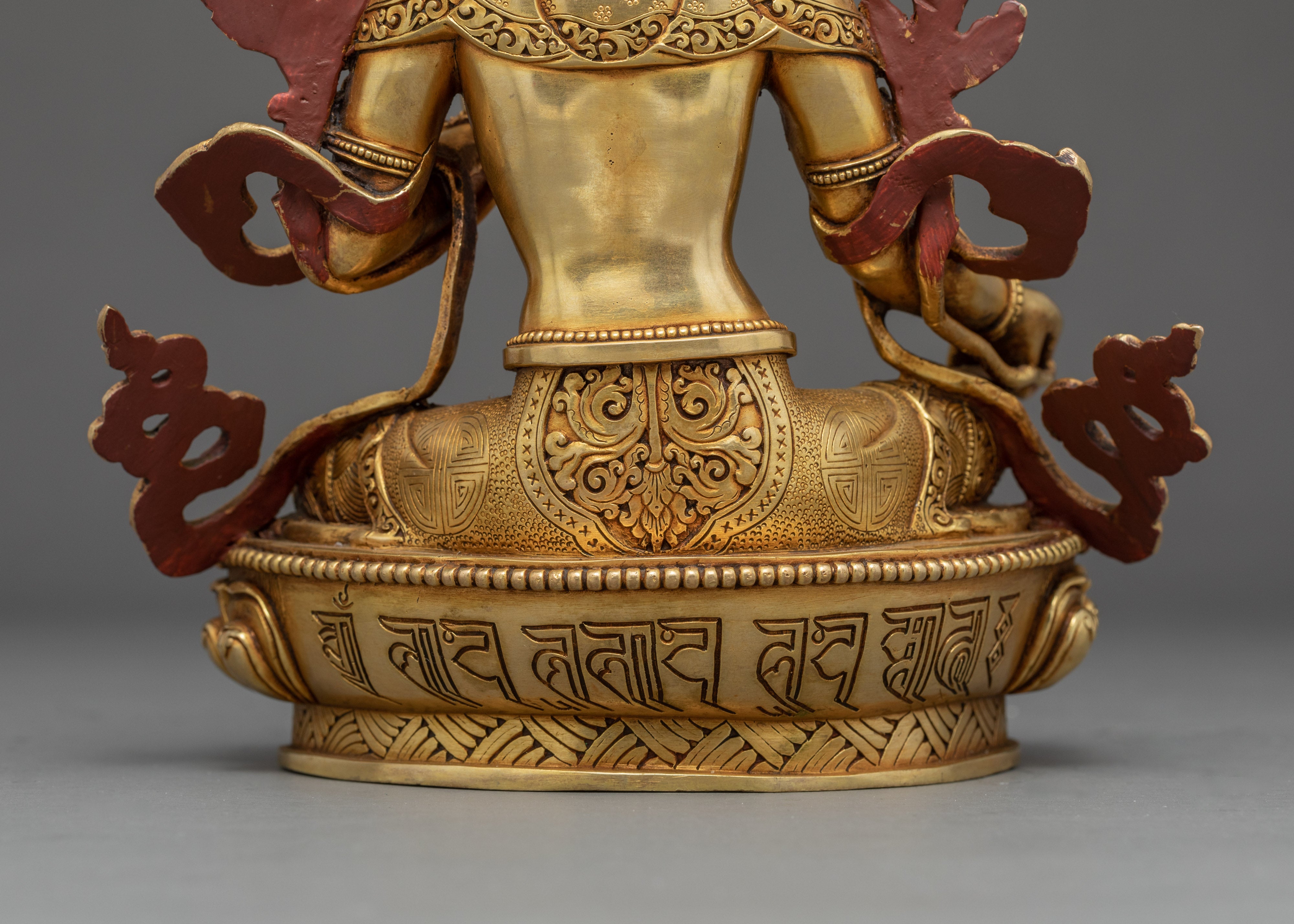 Green Tara Mother Statue | Traditional Hand Carved Sculpture