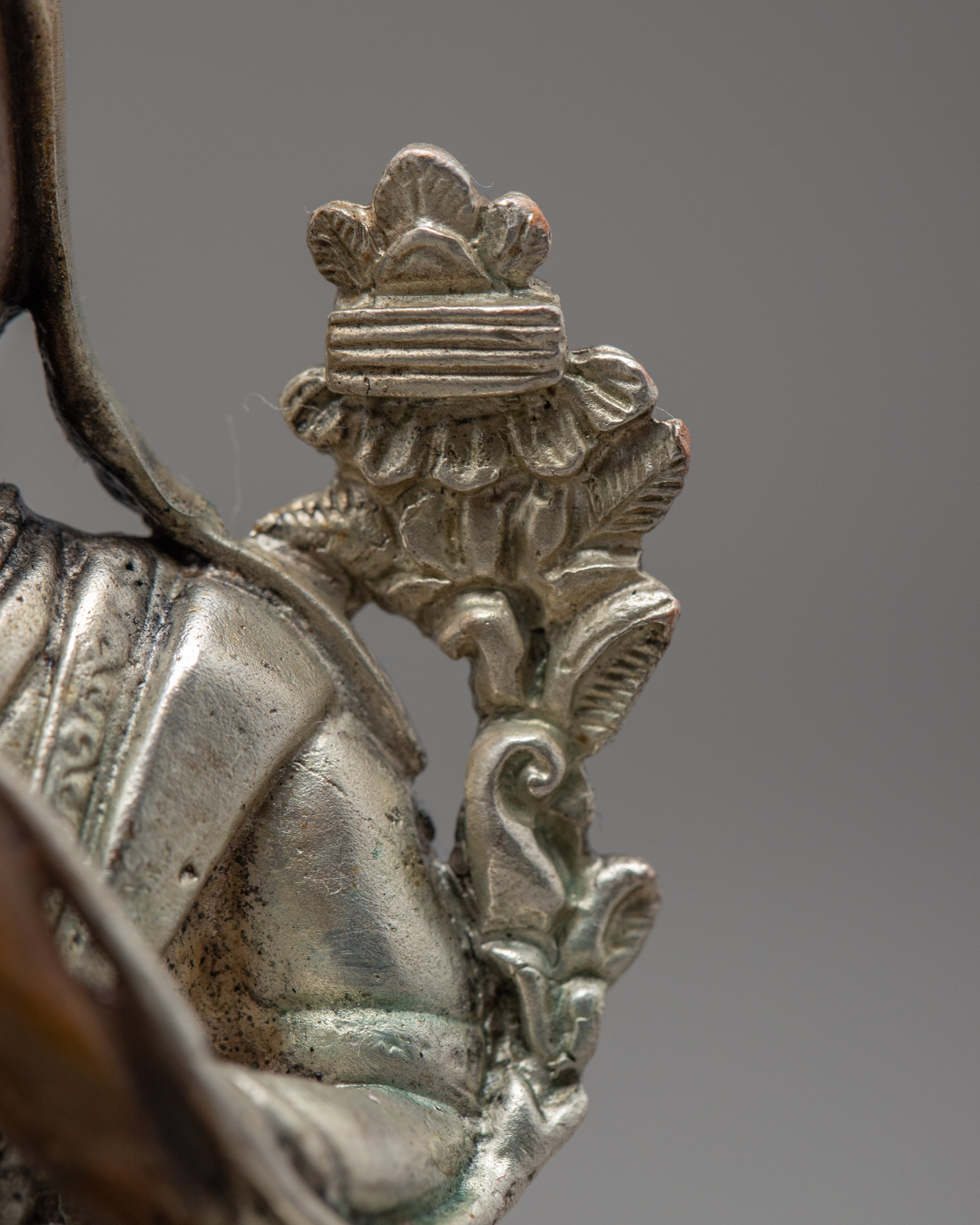 Tsongkhapa Sculpture | Traditionally Oxidized Copper Statue