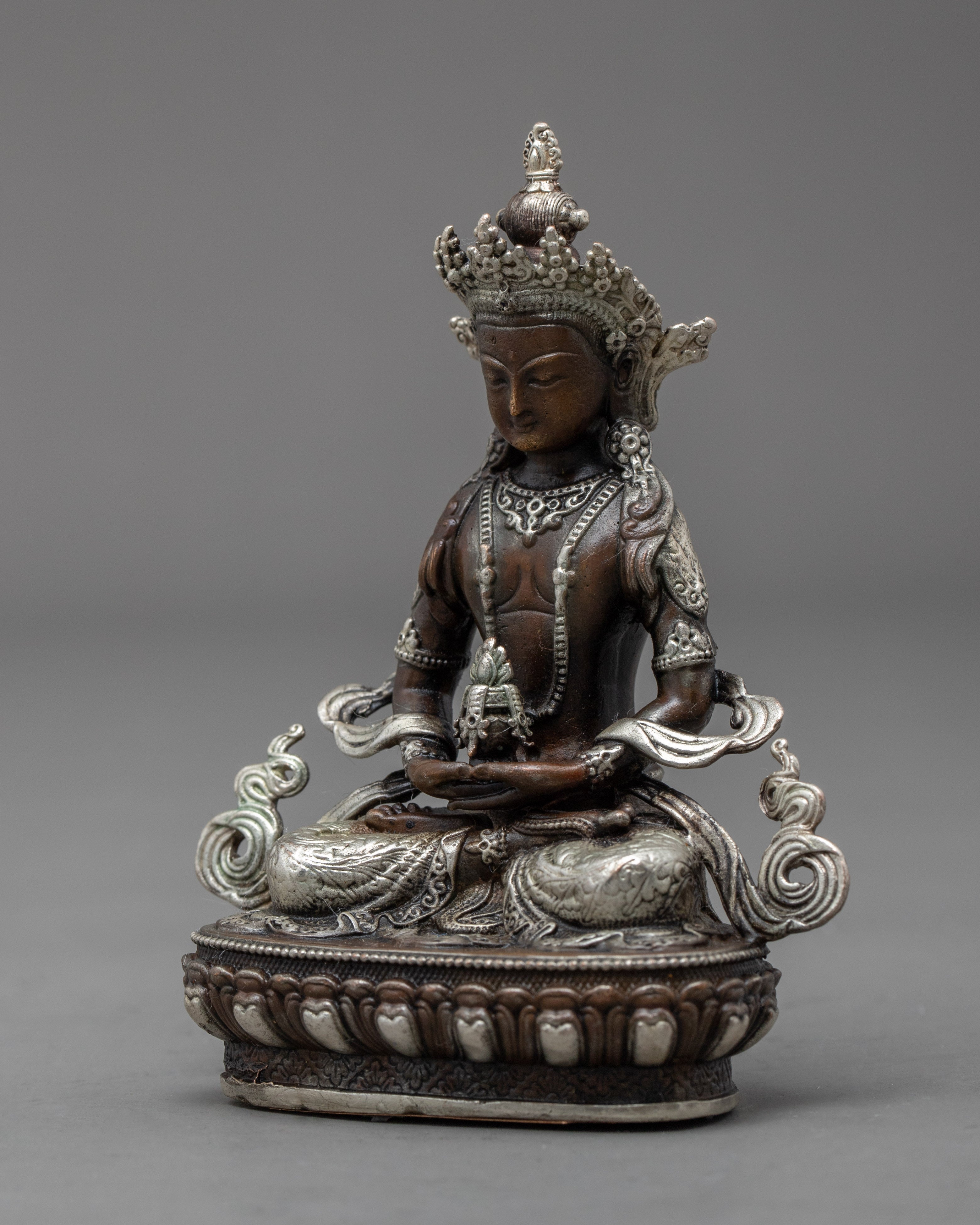 Mini Amitayus Statue | Traditional Auspicious Buddhist Art