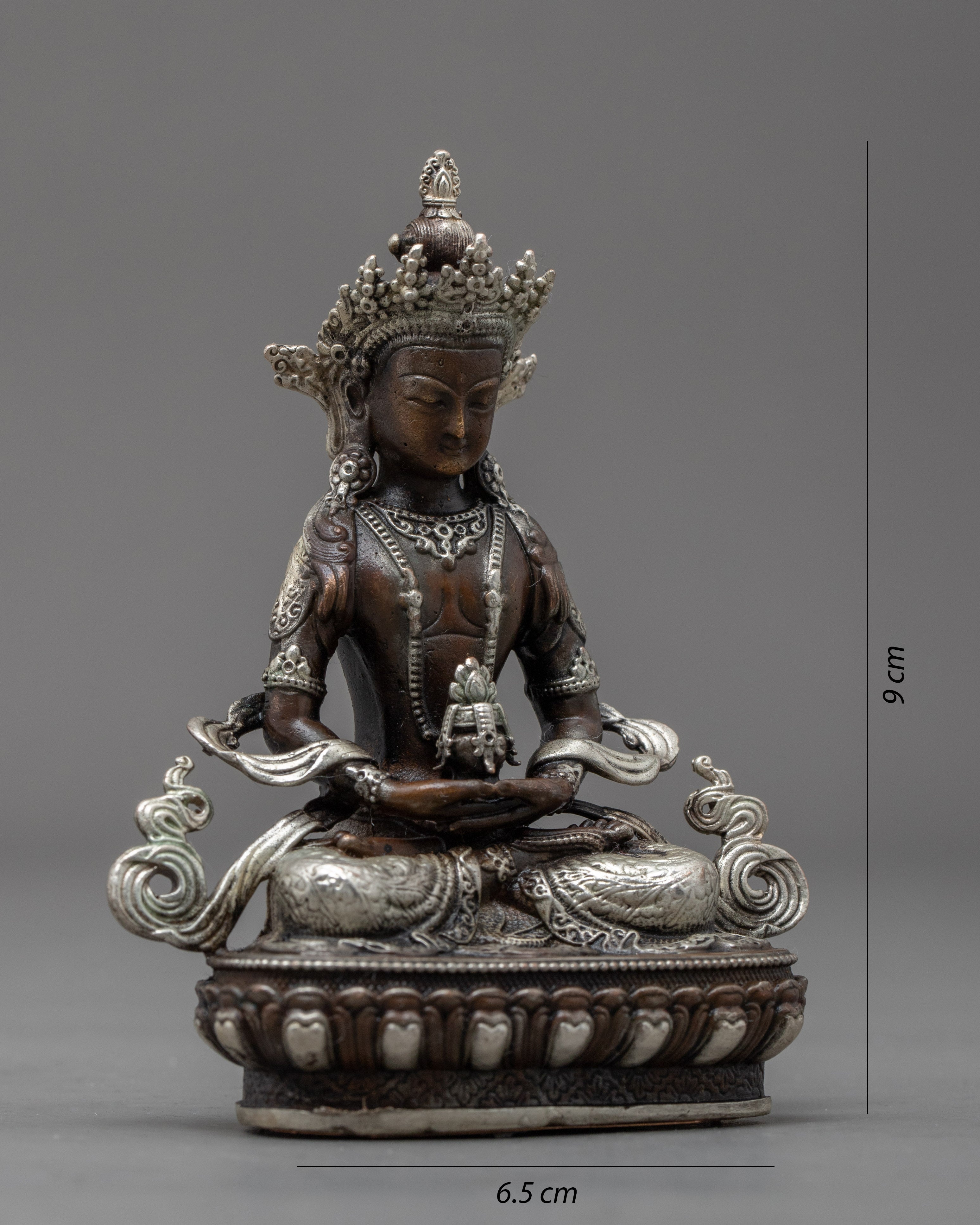 Mini Amitayus Statue | Traditional Auspicious Buddhist Art