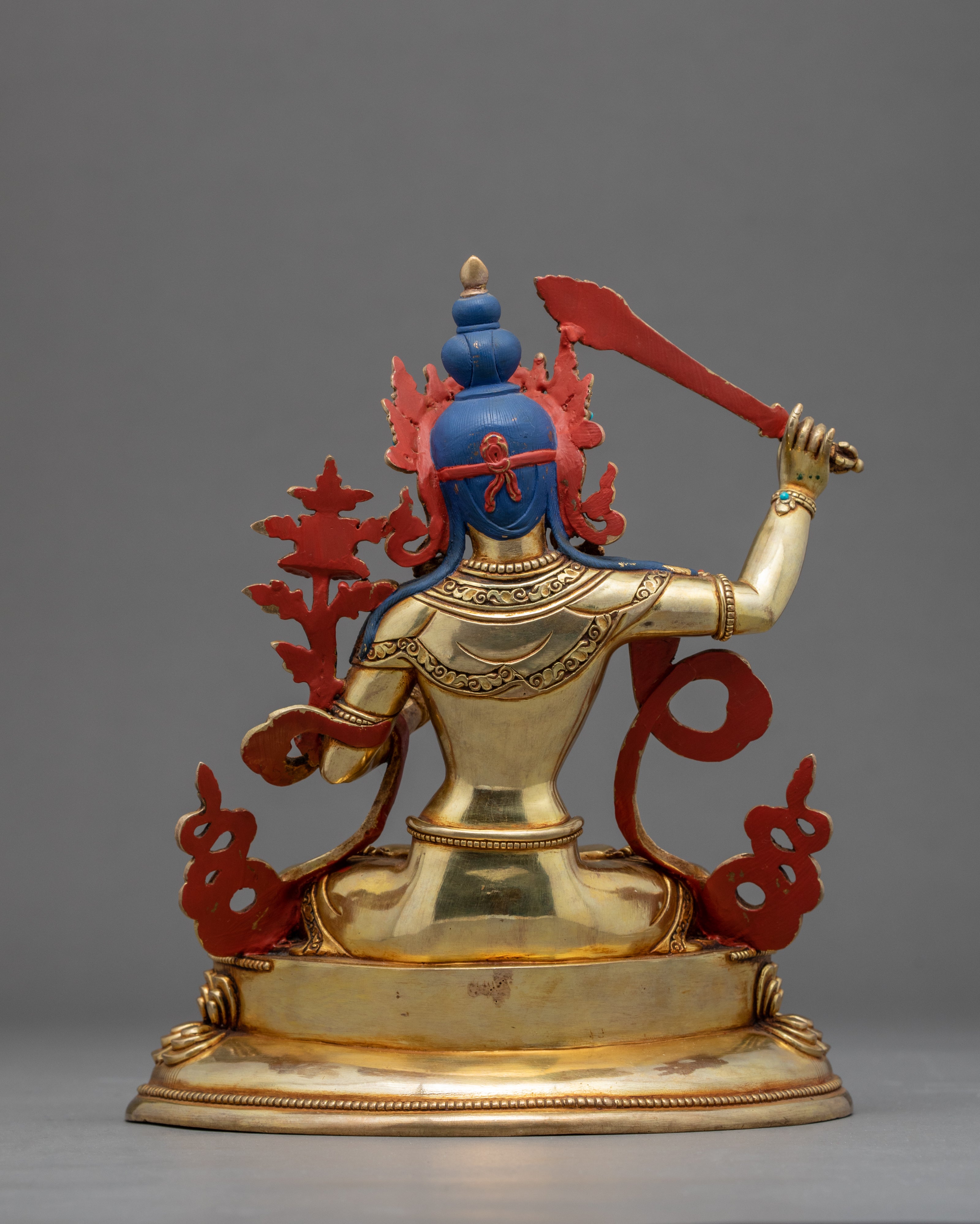 Manjushri Bodhisattva Statue | Finley Hand Carved Buddhist Art