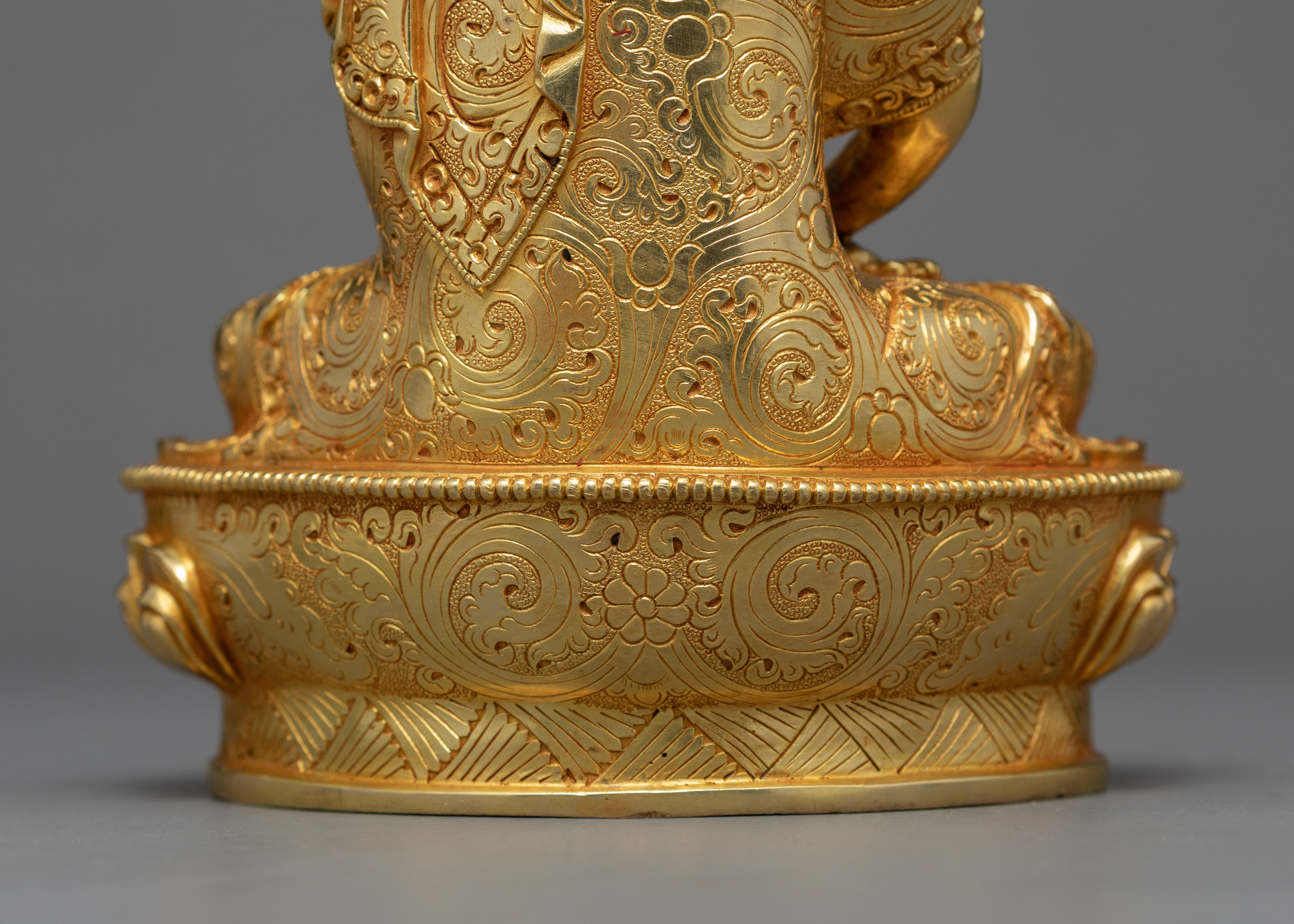 Buddha Amitabha Sculpture | Finley Hand Carved Tibetan Statue