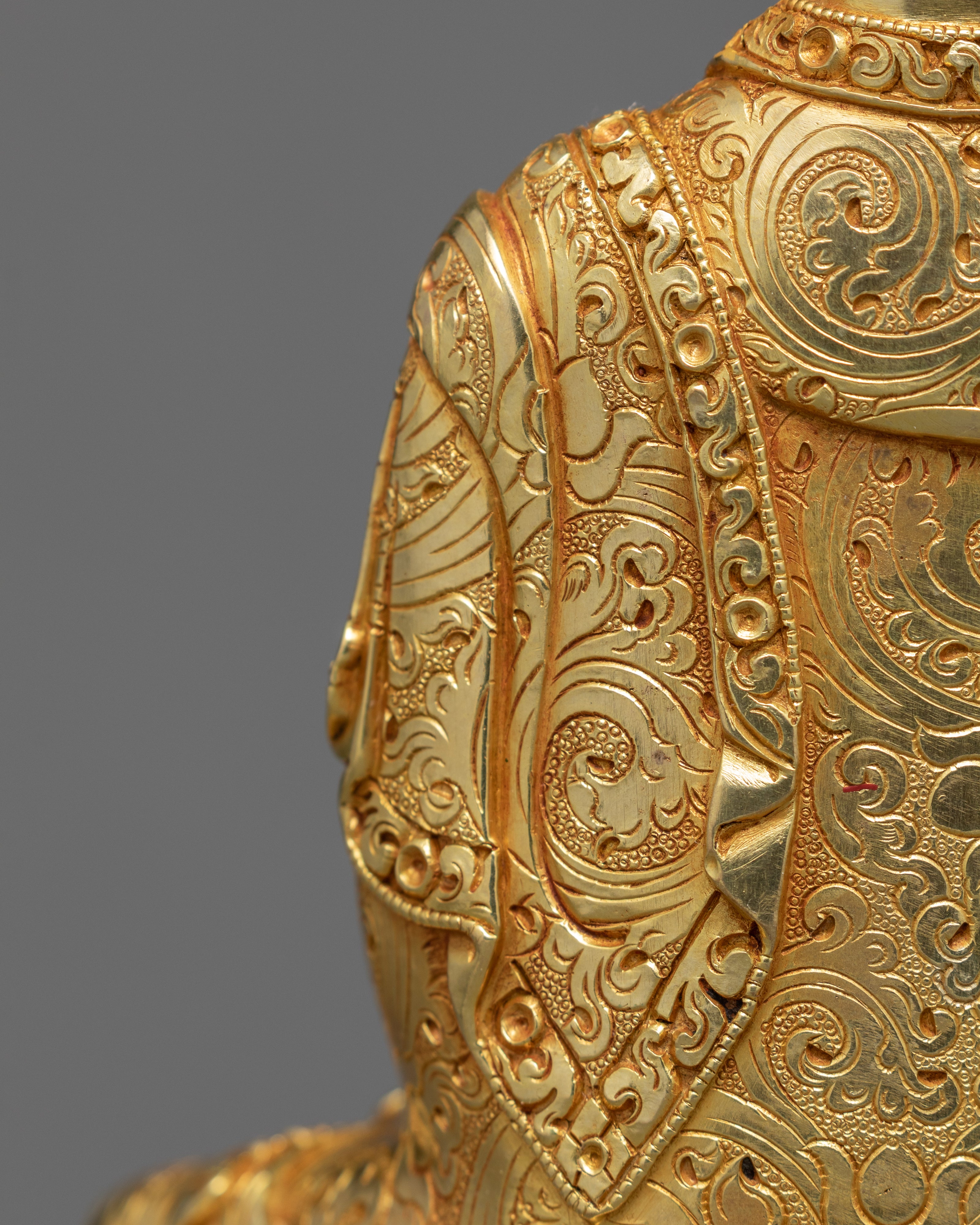 Buddha Amitabha Sculpture | Finley Hand Carved Tibetan Statue