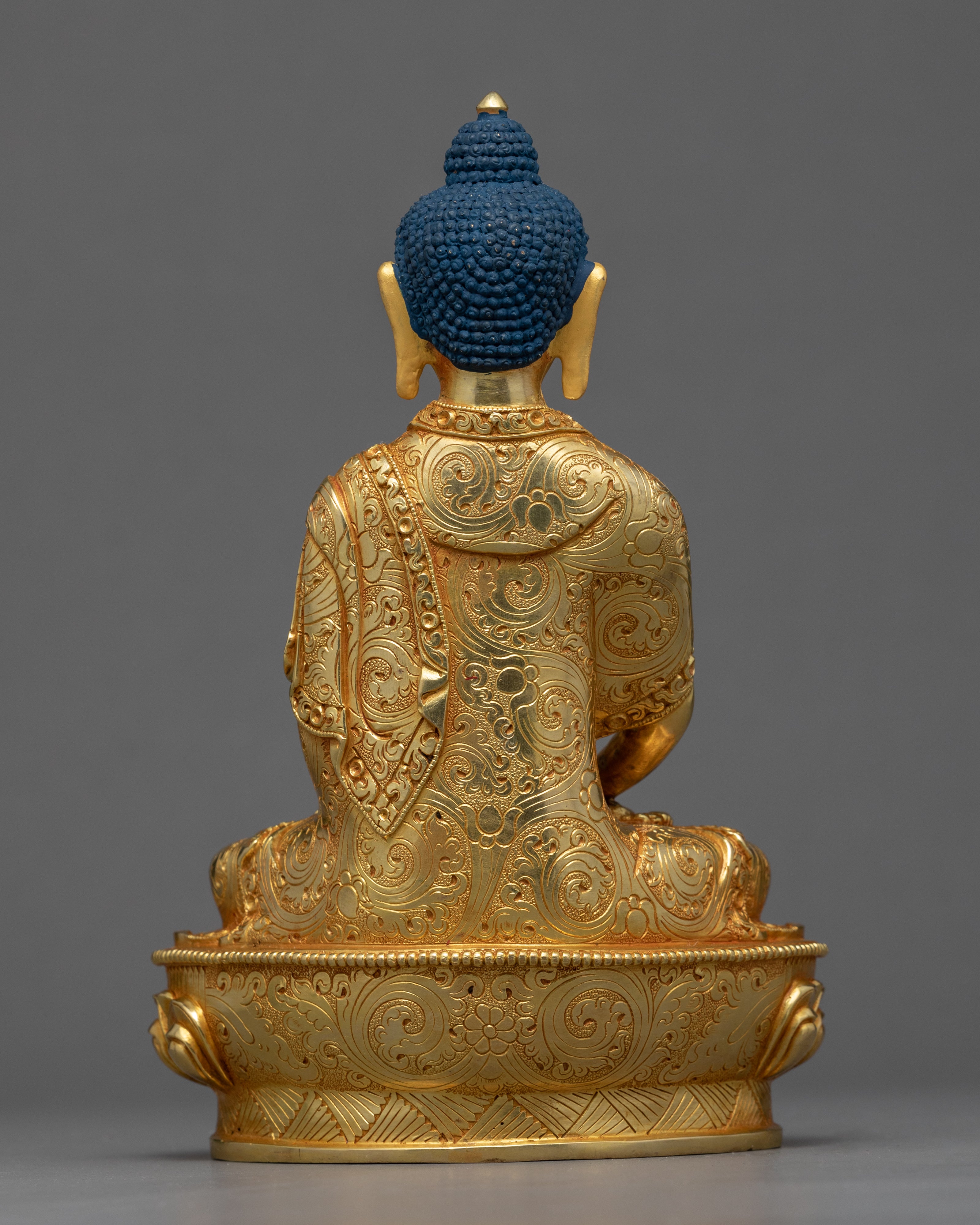 Buddha Amitabha Sculpture | Finley Hand Carved Tibetan Statue