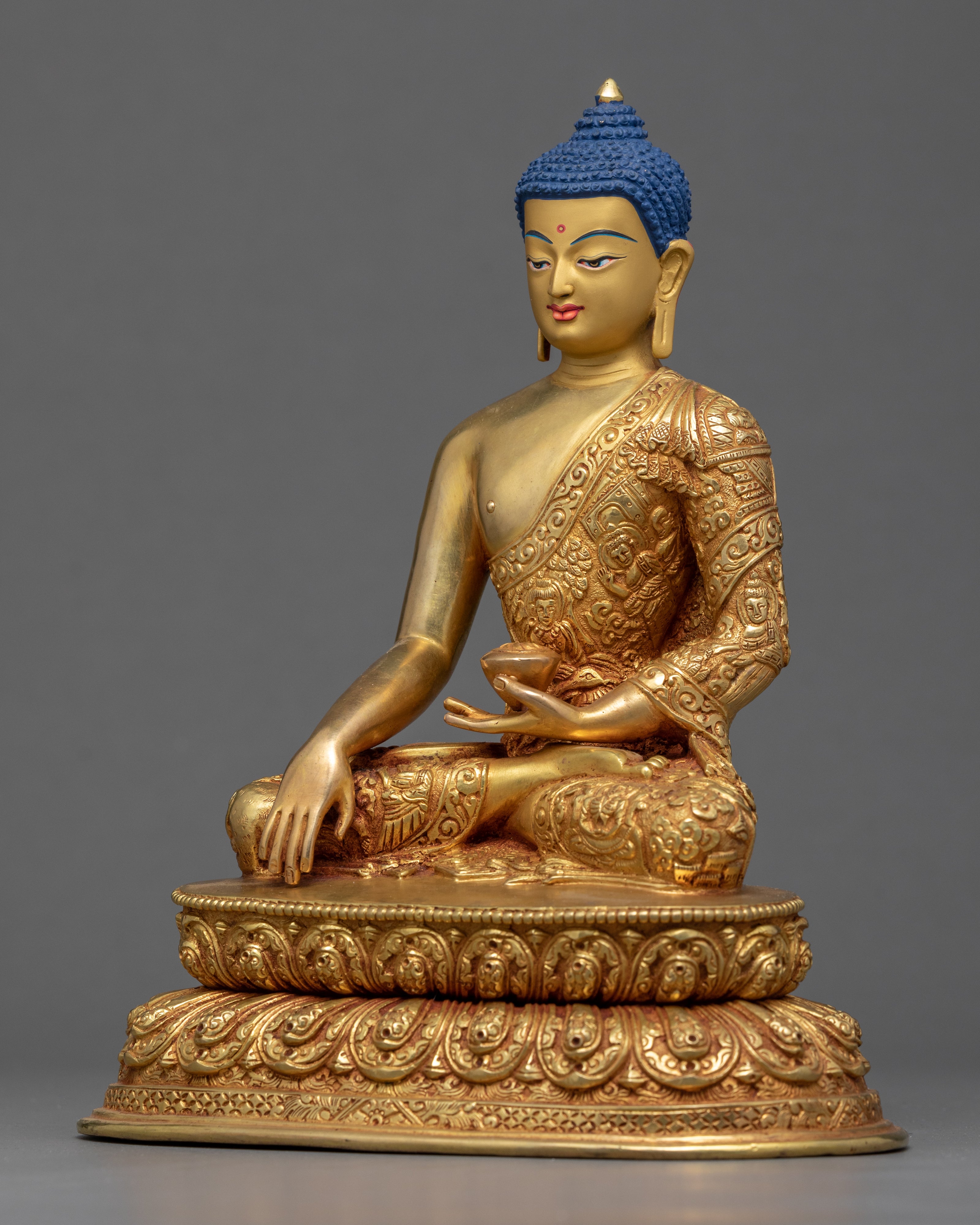 Shakyamuni Buddha Art | Traditional Tibetan Deity Statue