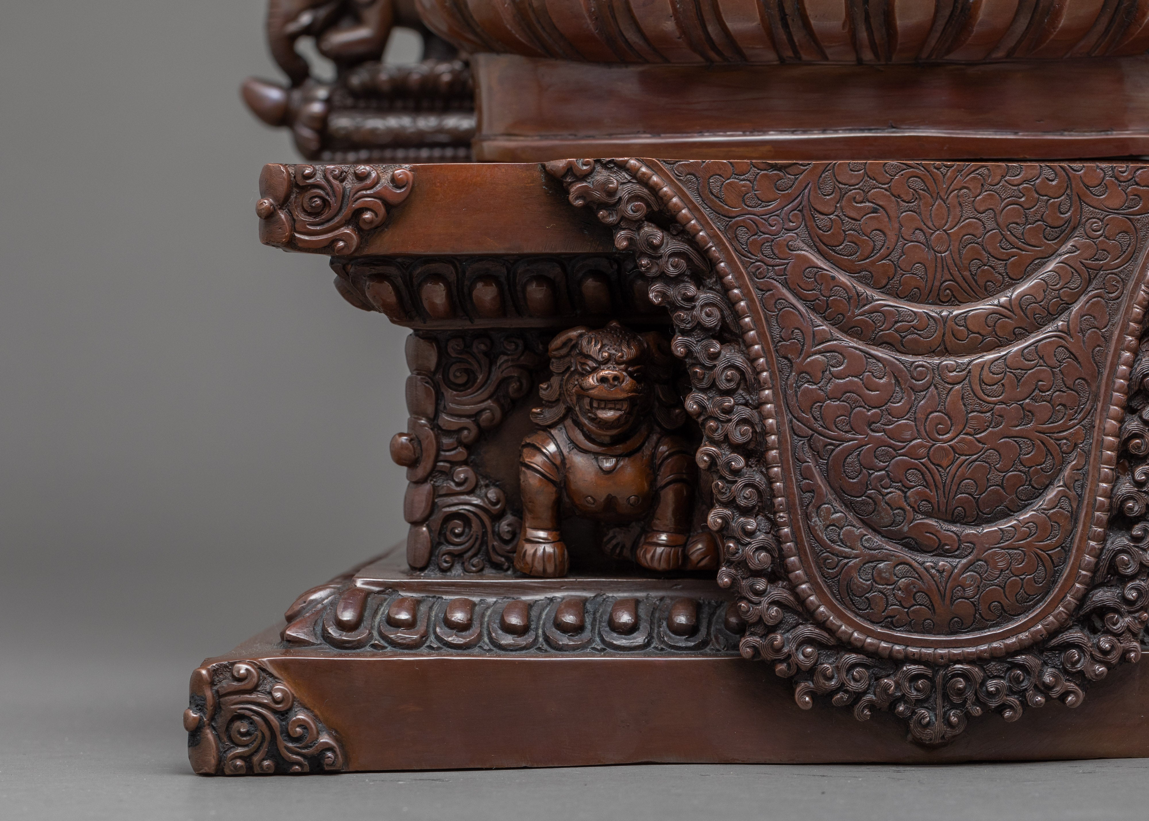 Buddha Gautama Shakyamuni Statue | Traditional Oxidized Sculpture