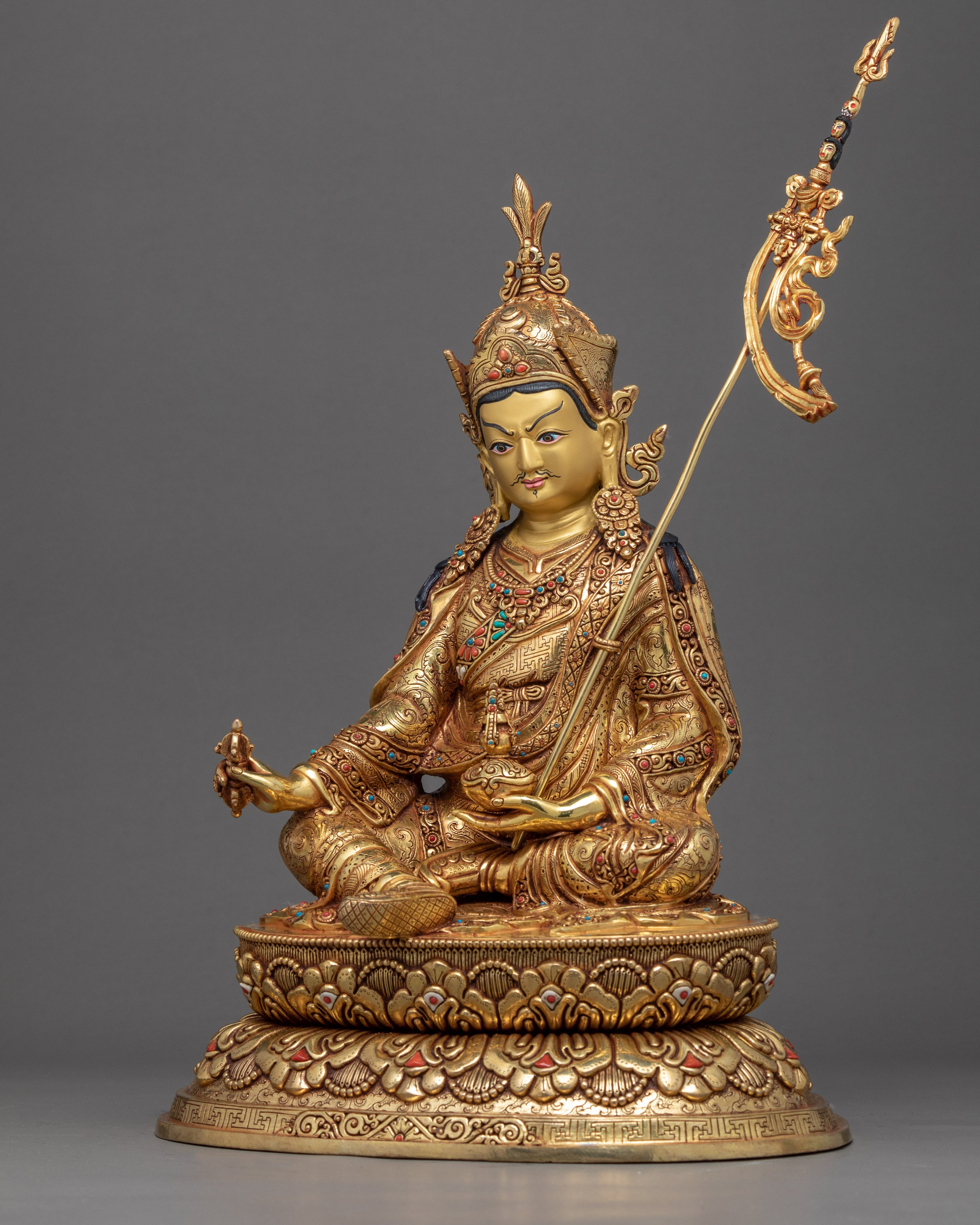 Guru Padmasambhava Art | Traditional Hand Crafted Statue