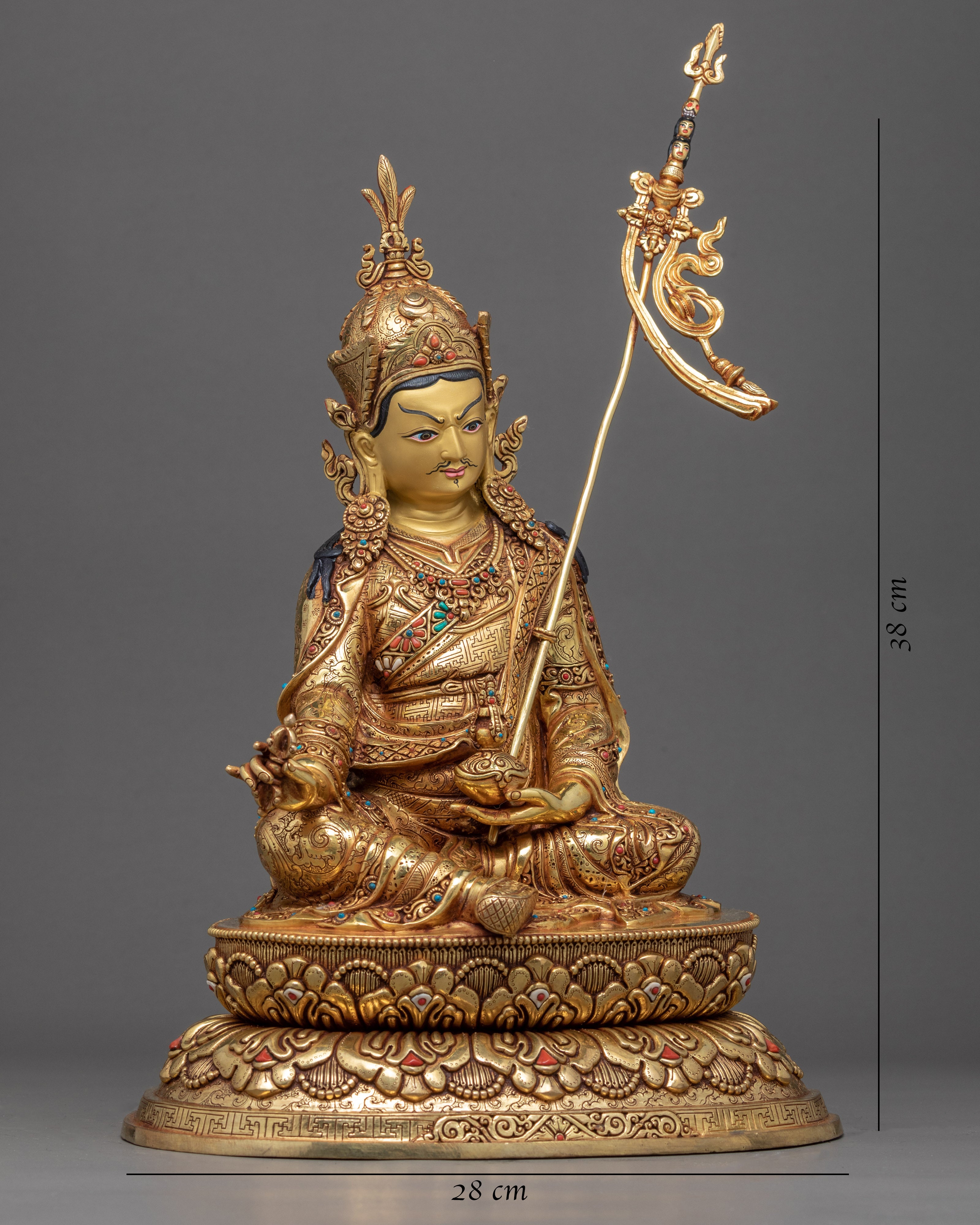 Guru Padmasambhava Art | Traditional Hand Crafted Statue