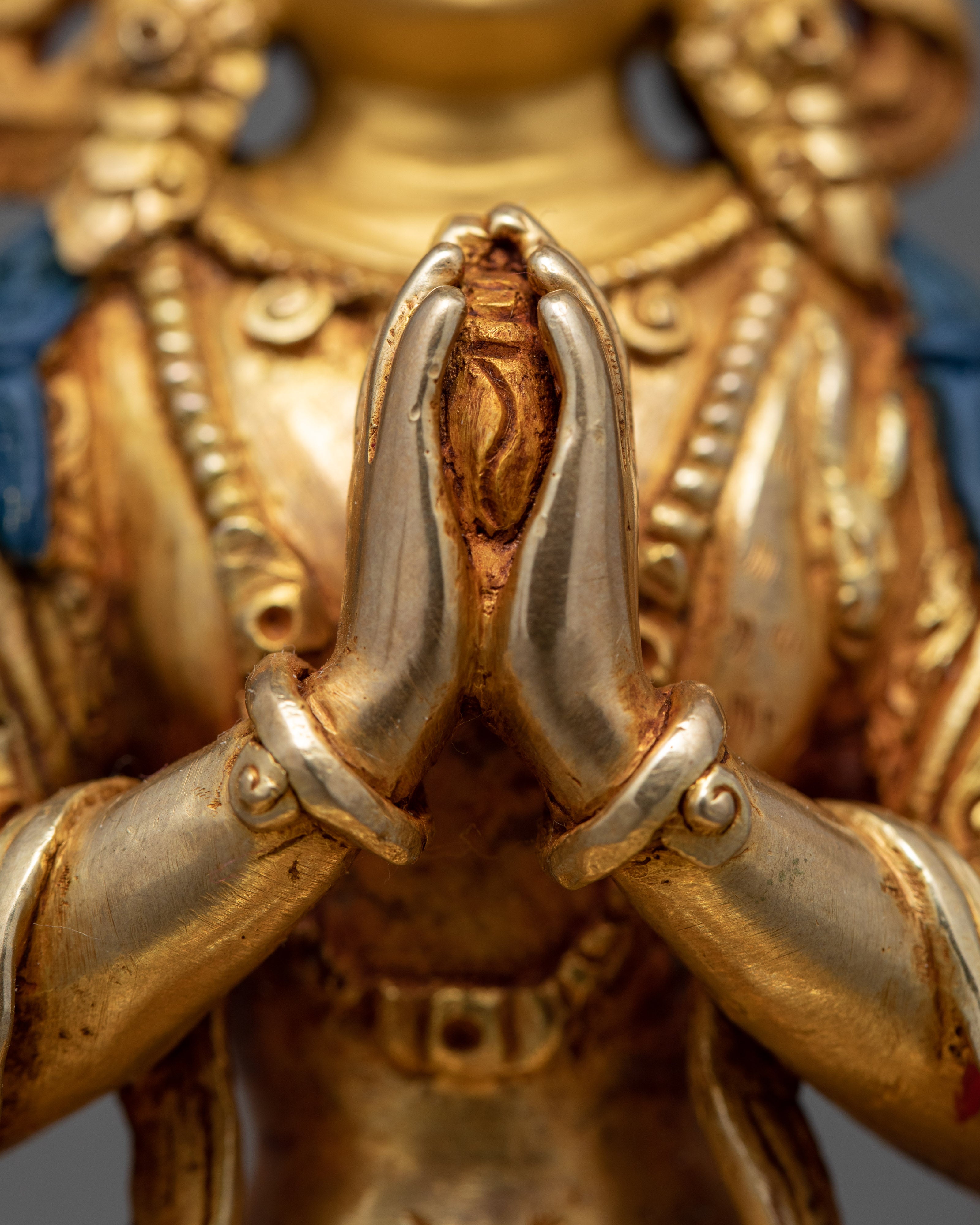 Chenrezig Sculpture | Traditional Hand Carved Statue